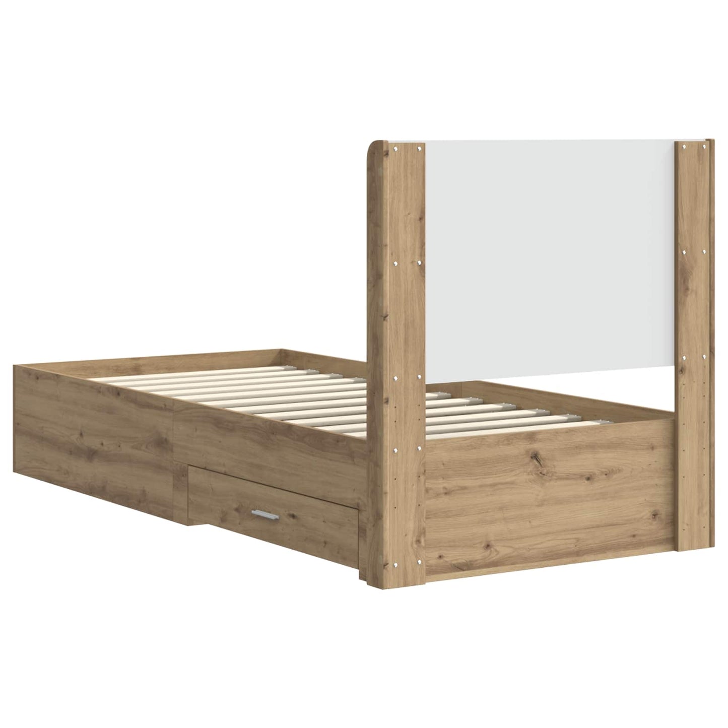 vidaXL Καλάθι με αποθήκη και κεφαλάρι Artisan Δρυς 100 x 200 cm
