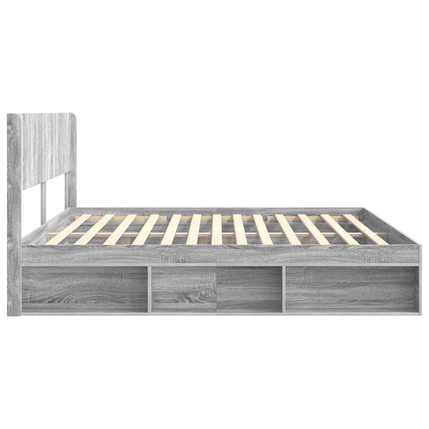 vidaXL Καλάθι με αποθήκη και κεφαλάρι Γκρι Sonoma 180 x 200 cm