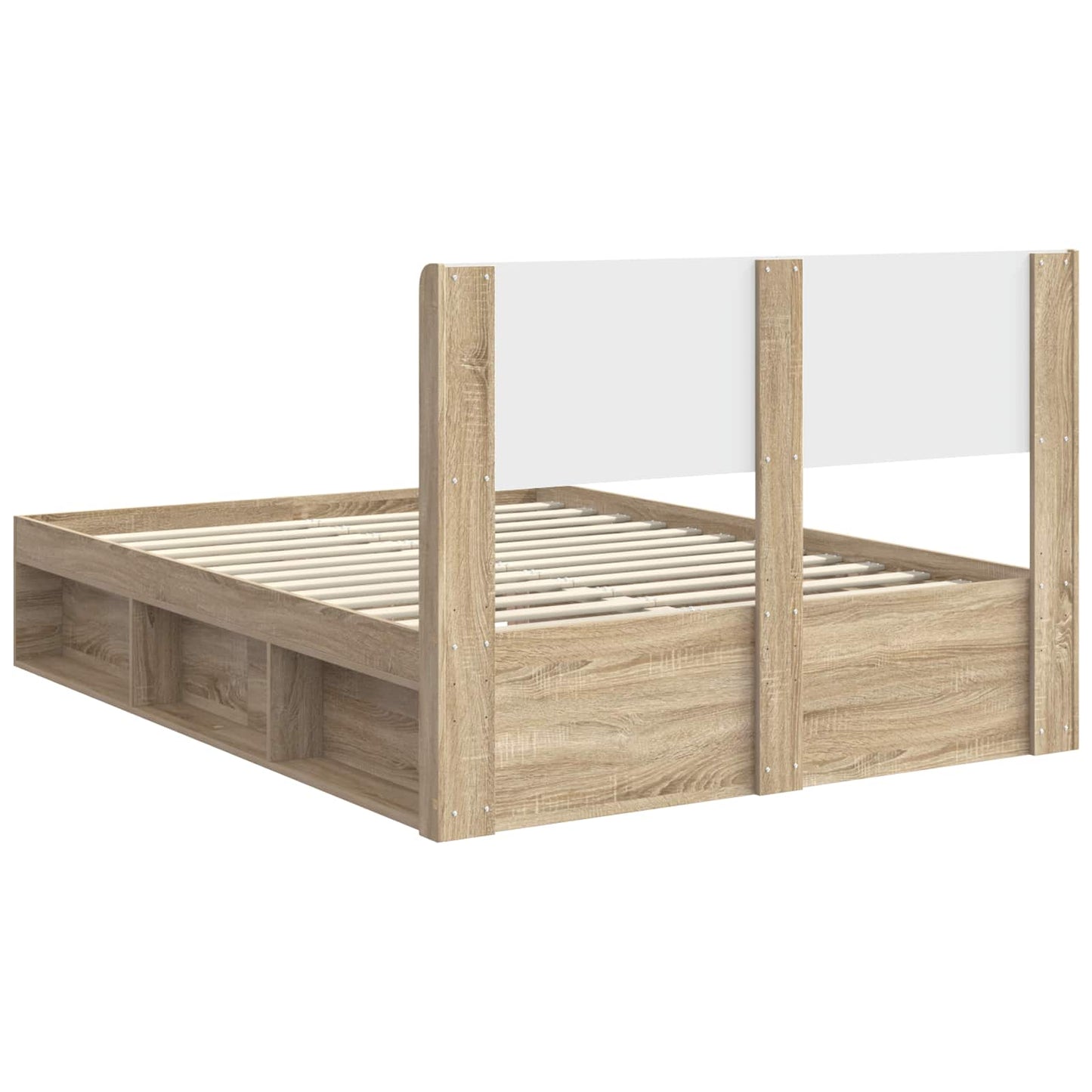 vidaXL Καλάθι με αποθήκη και κεφαλάρι Sonoma Δρυς 140 x 200 cm