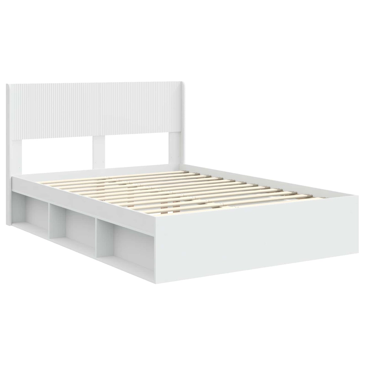 vidaXL Καλάθι με αποθήκη και κεφαλάρι Λευκό 140 x 190 cm