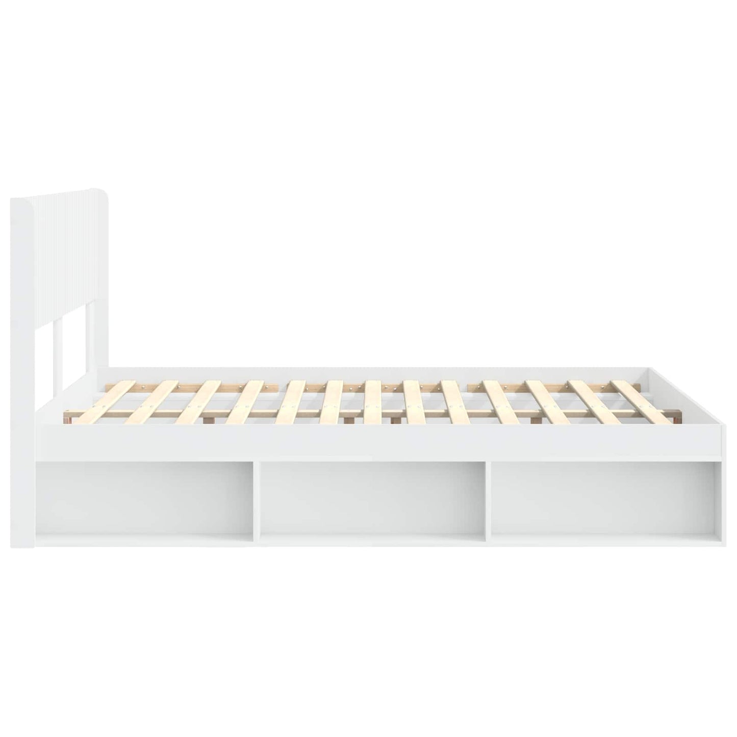 vidaXL Καλάθι με αποθήκη και κεφαλάρι Λευκό 140 x 190 cm