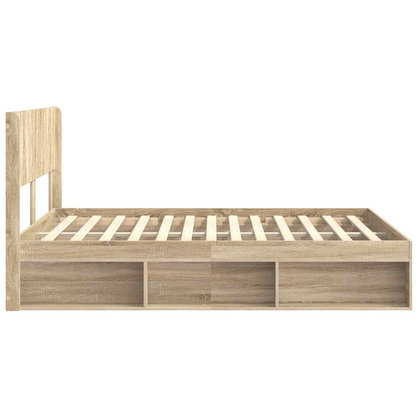 vidaXL Καλάθι με αποθήκη και κεφαλάρι Sonoma Δρυς 140 x 190 cm
