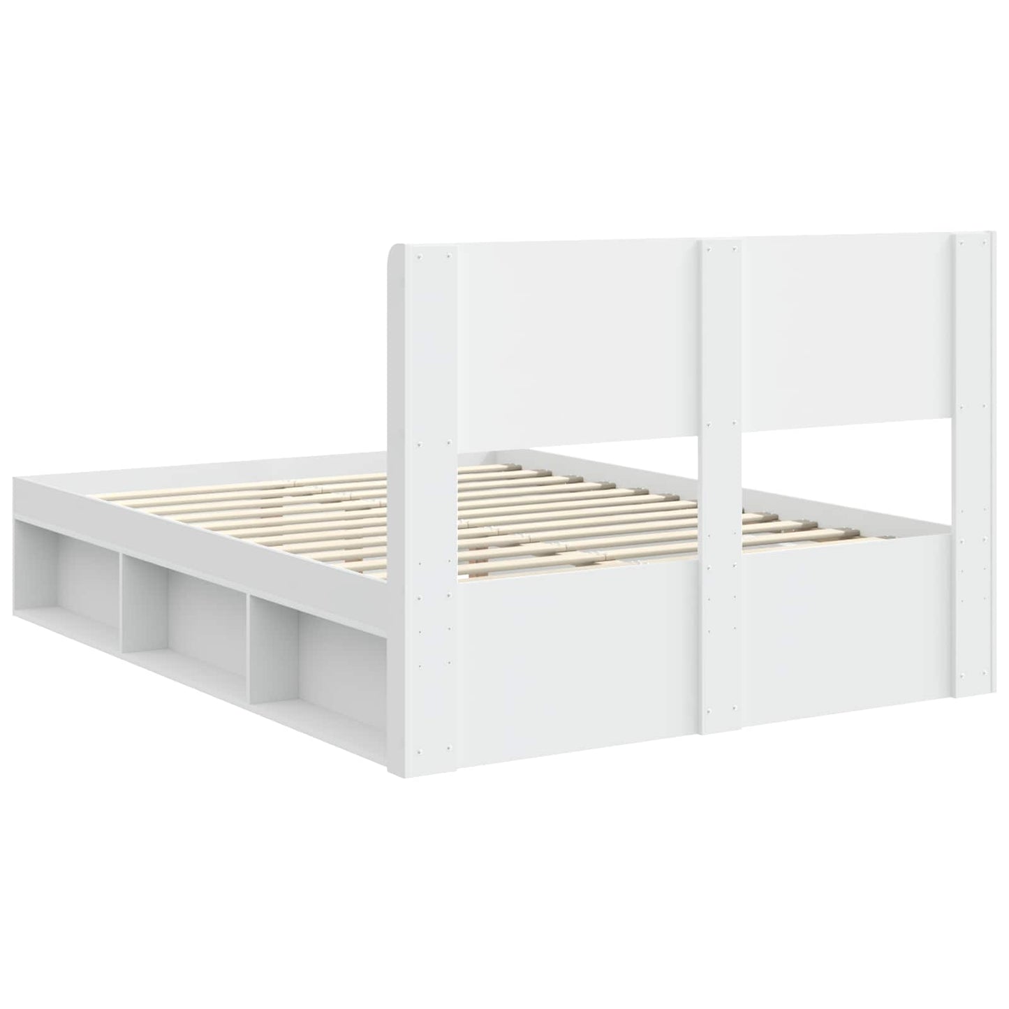vidaXL Καλάθι με αποθήκη και κεφαλάρι Λευκό 120 x 200 cm