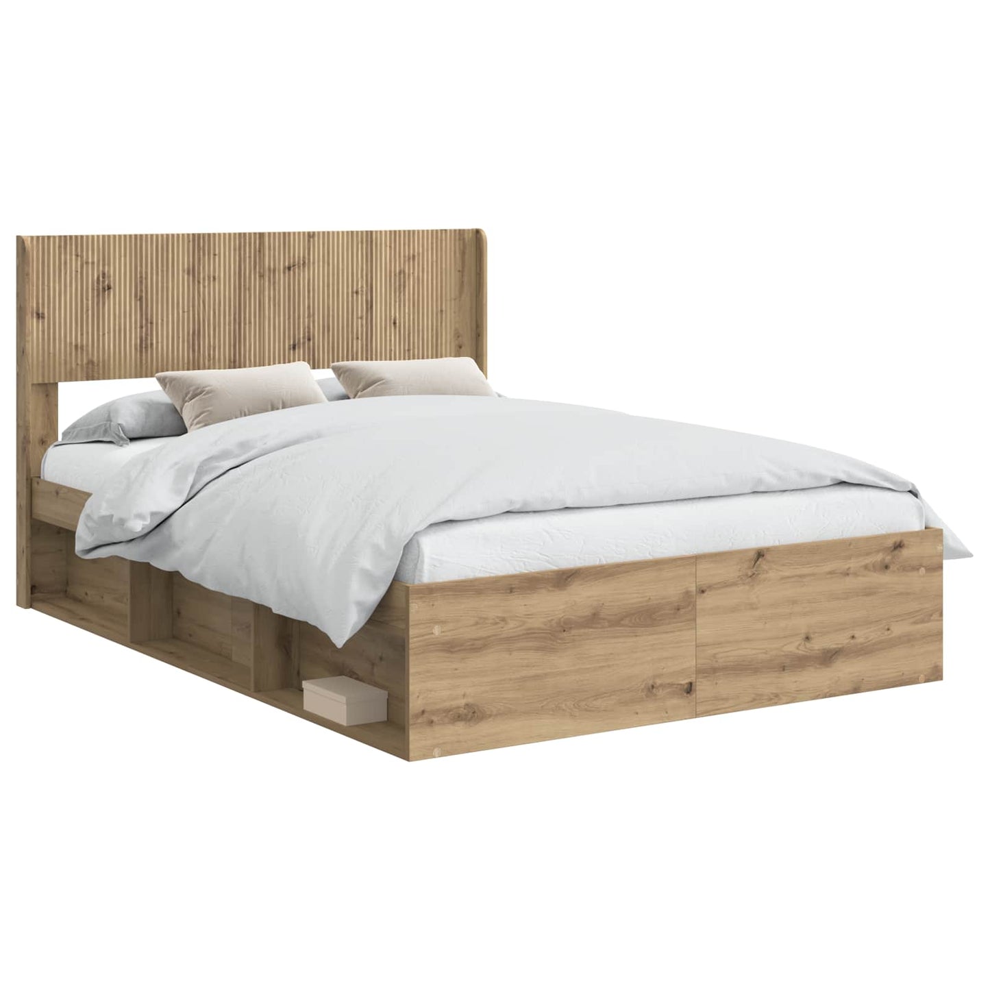 vidaXL Καλάθι με αποθήκη και κεφαλάρι Artisan Δρυς 120 x 200 cm