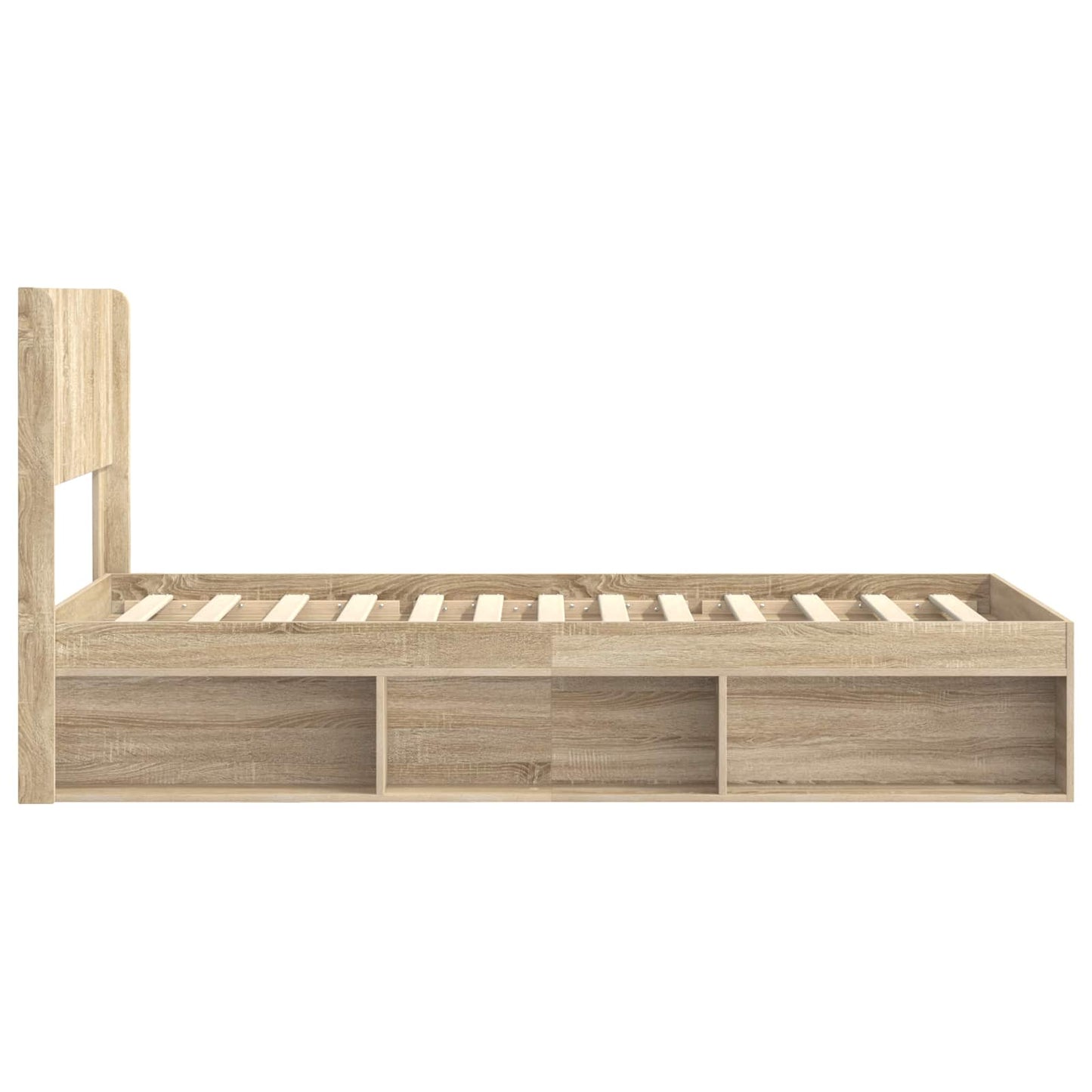 vidaXL Καλάθι με αποθήκη και κεφαλάρι Sonoma Δρυς 75 x 190 cm