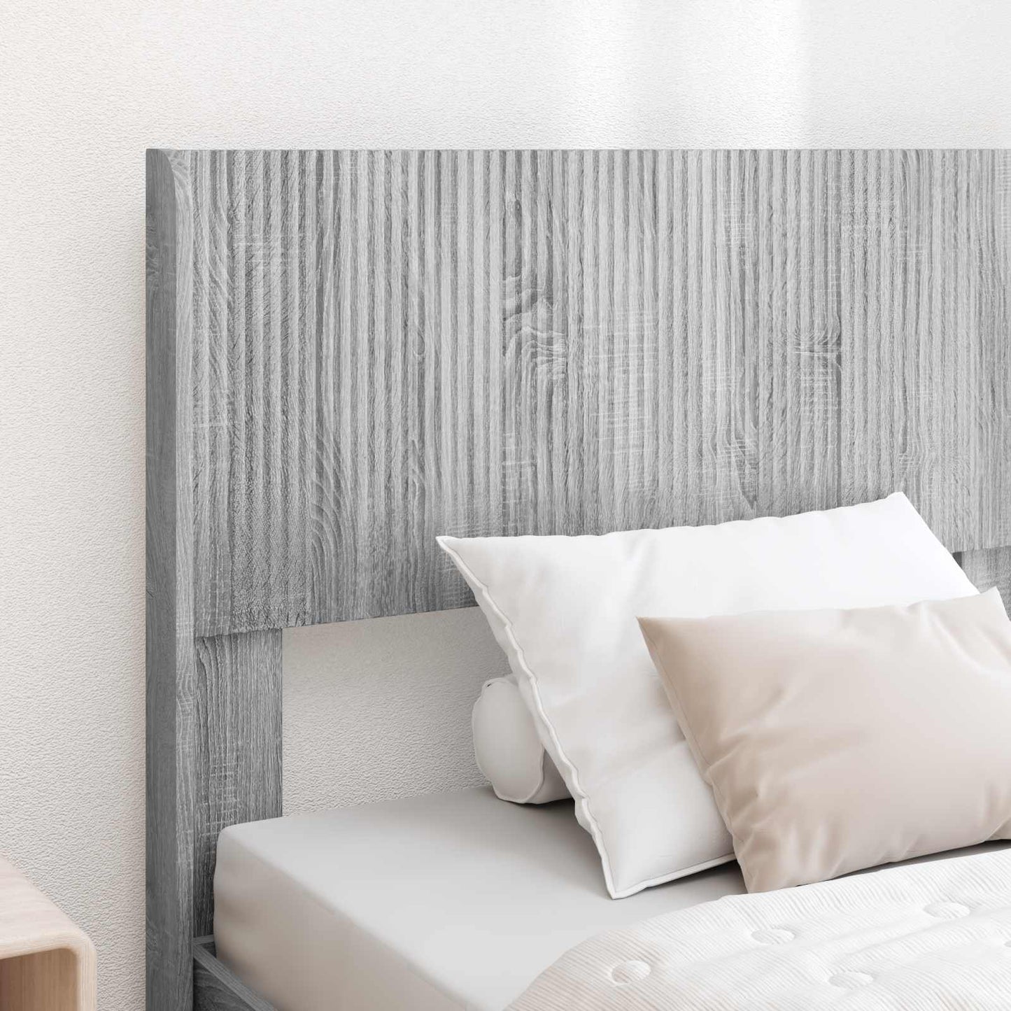 vidaXL Καλάθι με αποθήκη και κεφαλάρι Γκρι Sonoma 75 x 190 cm