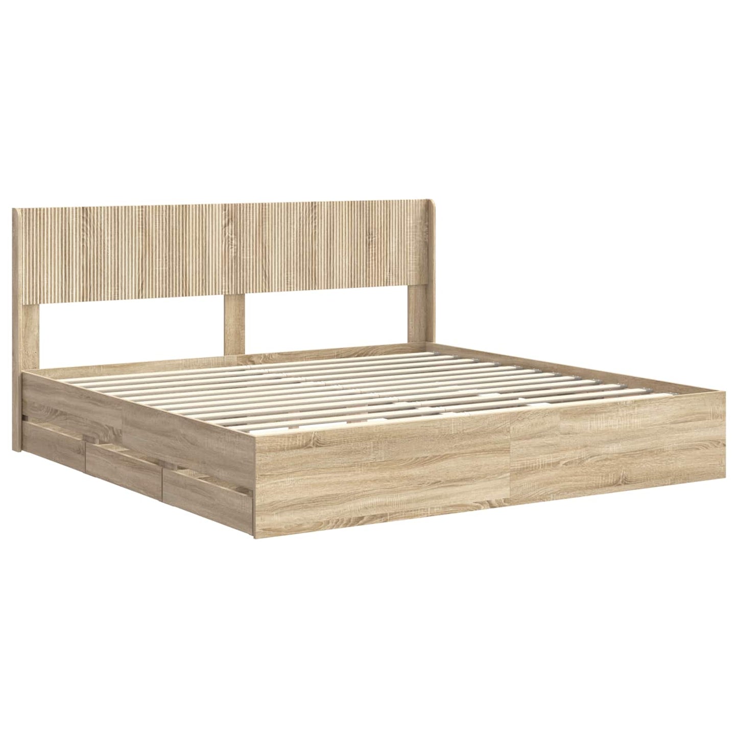vidaXL Καλάθι με αποθήκη και κεφαλάρι Sonoma Δρυς 200 x 200 cm