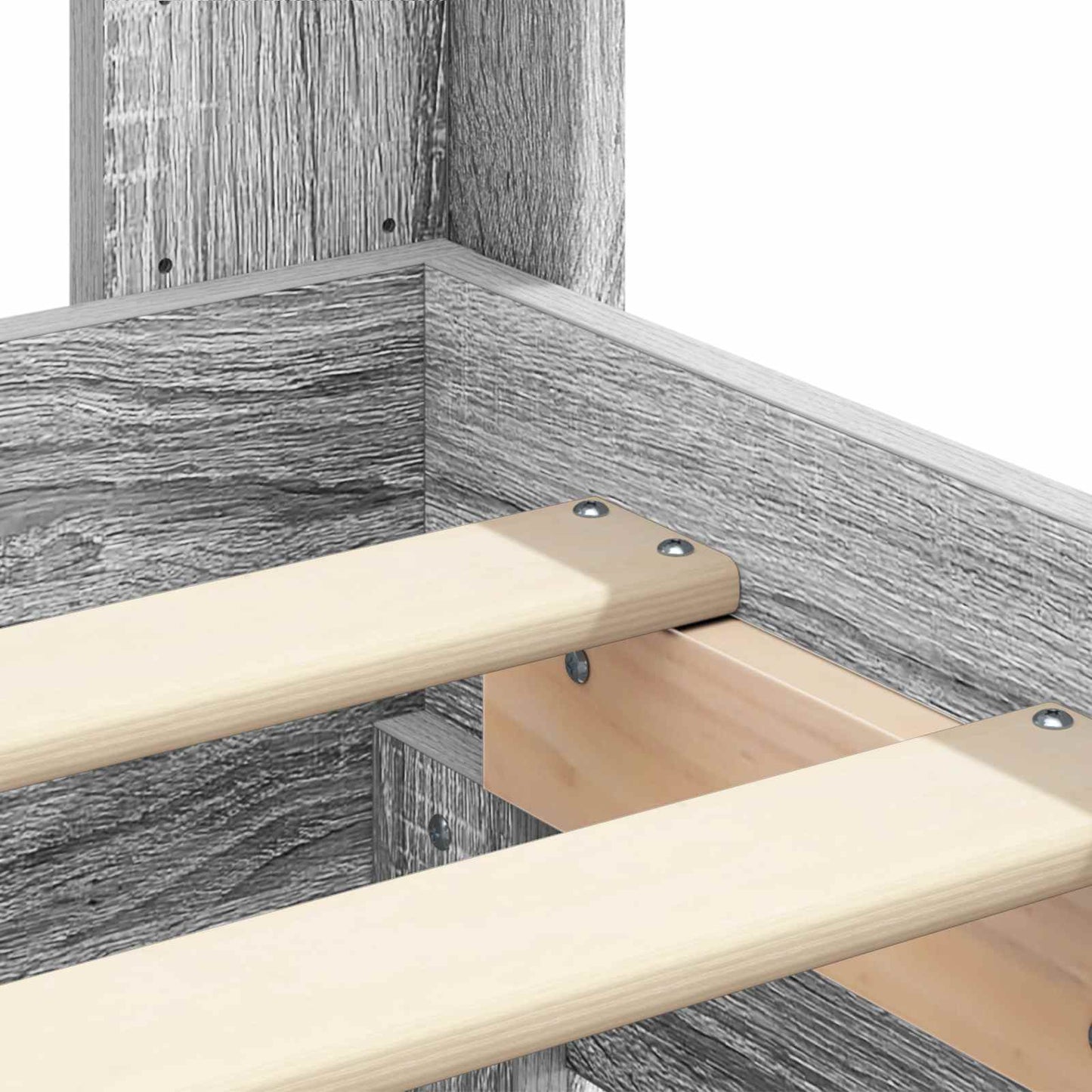 vidaXL Καλάθι με αποθήκη και κεφαλάρι Γκρι Sonoma 180 x 200 cm