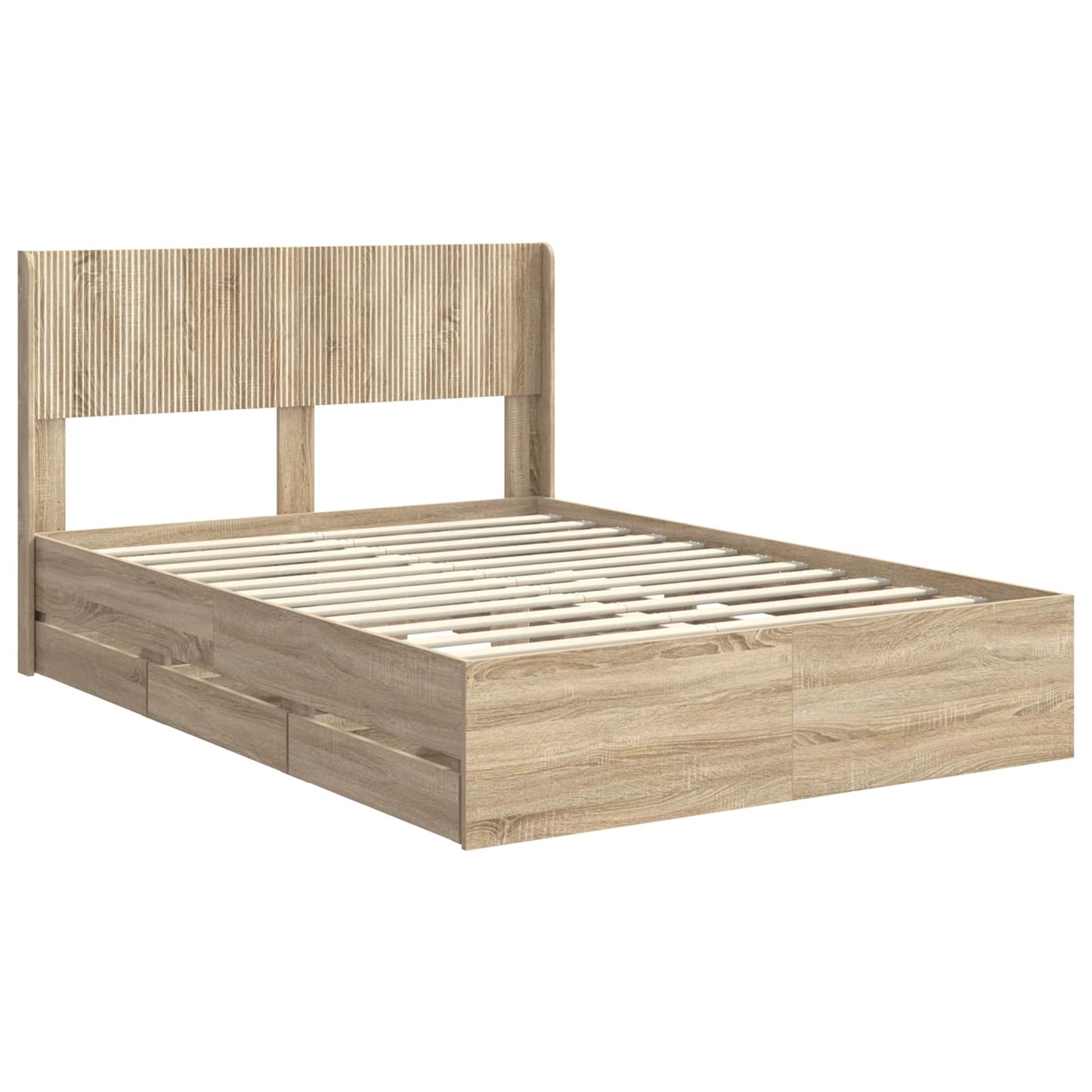 vidaXL Καλάθι με αποθήκη και κεφαλάρι Sonoma Δρυς 120 x 190 cm