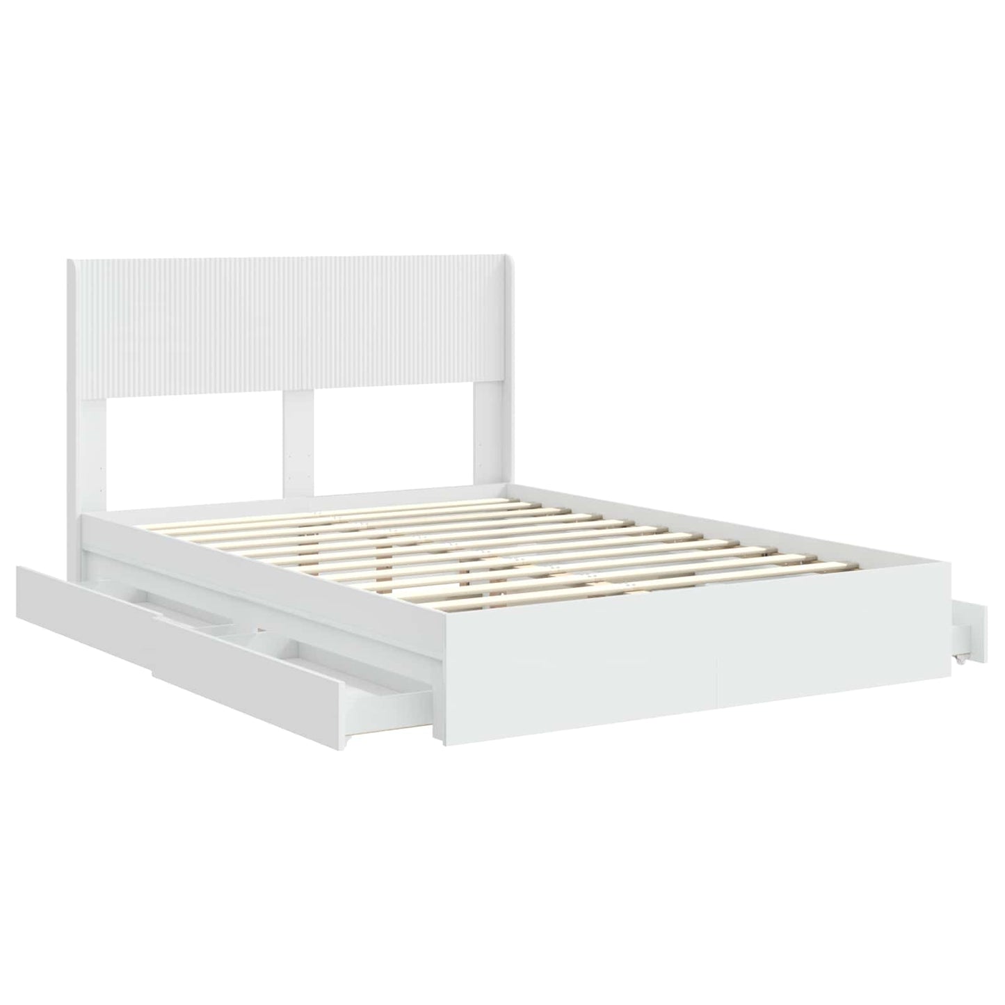 vidaXL Καλάθι με αποθήκη και κεφαλάρι Λευκό 160 x 200 cm