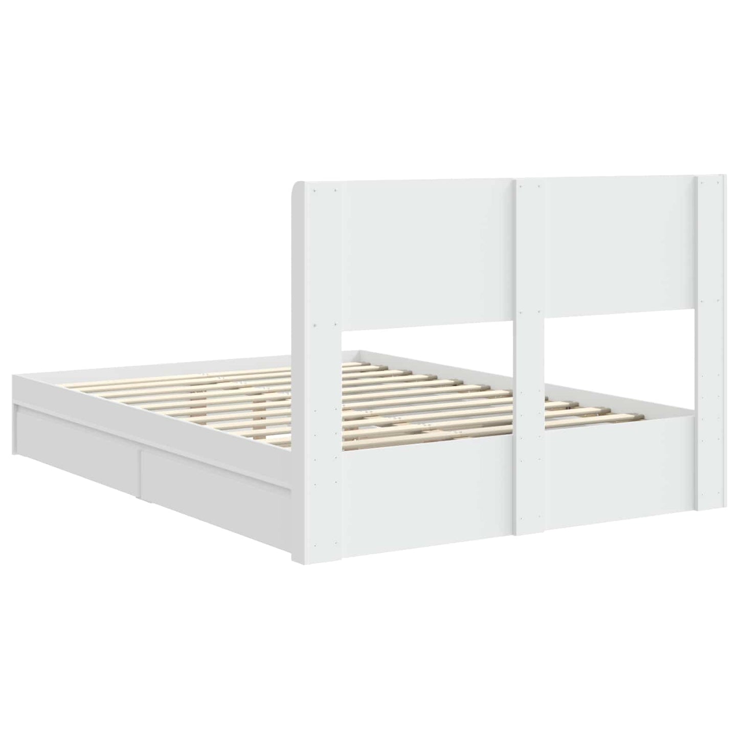 vidaXL Καλάθι με αποθήκη και κεφαλάρι Λευκό 160 x 200 cm