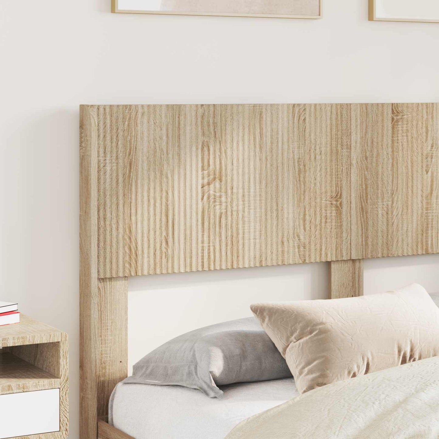 vidaXL Καλάθι με αποθήκη και κεφαλάρι Sonoma Δρυς 140 x 200 cm