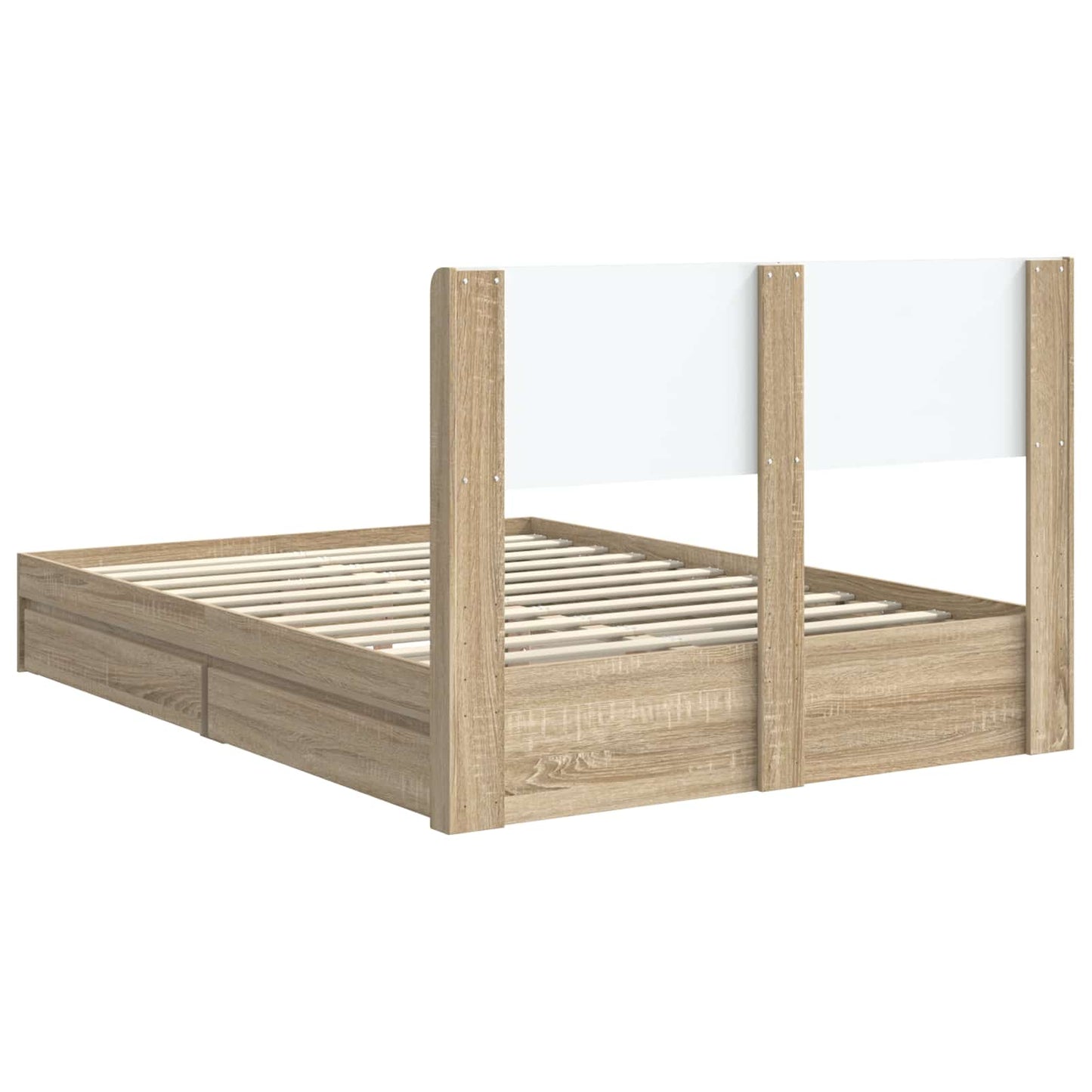 vidaXL Καλάθι με αποθήκη και κεφαλάρι Sonoma Δρυς 135 x 190 cm