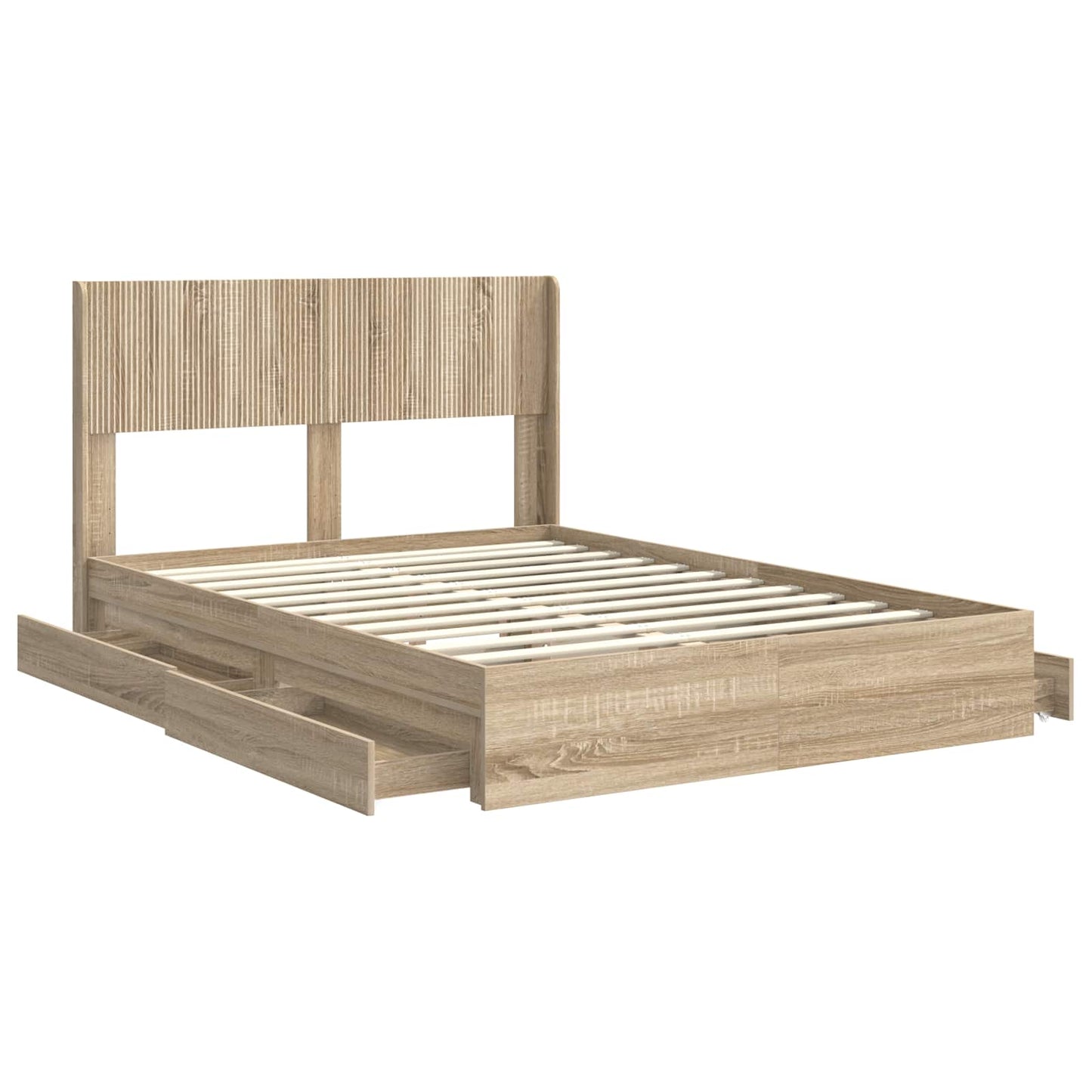 vidaXL Καλάθι με αποθήκη και κεφαλάρι Sonoma Δρυς 120 x 200 cm