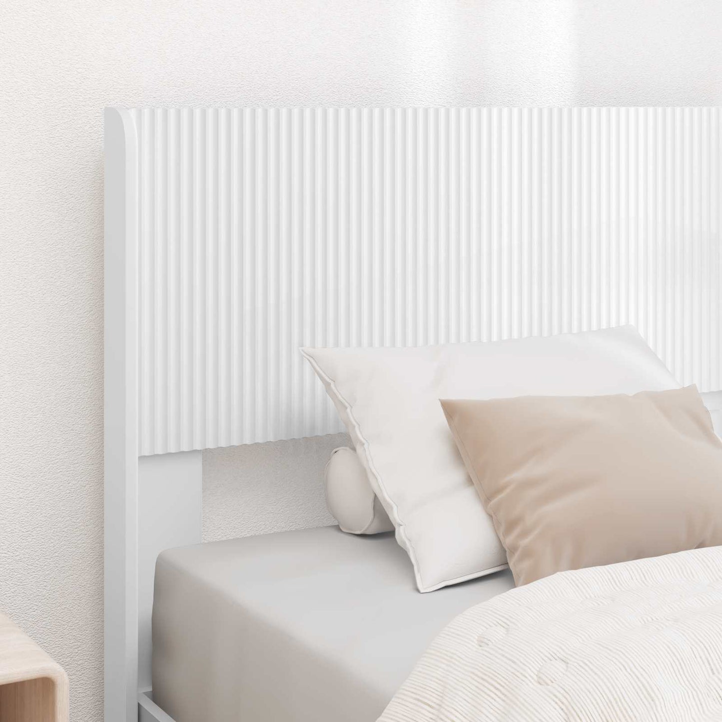 vidaXL Καλάθι με αποθήκη και κεφαλάρι Λευκό 90 x 200 cm