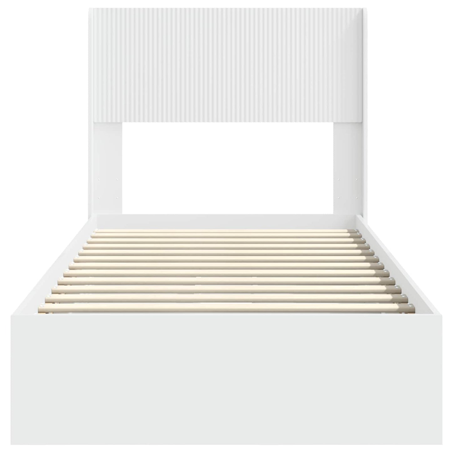 vidaXL Καλάθι με αποθήκη και κεφαλάρι Λευκό 90 x 200 cm