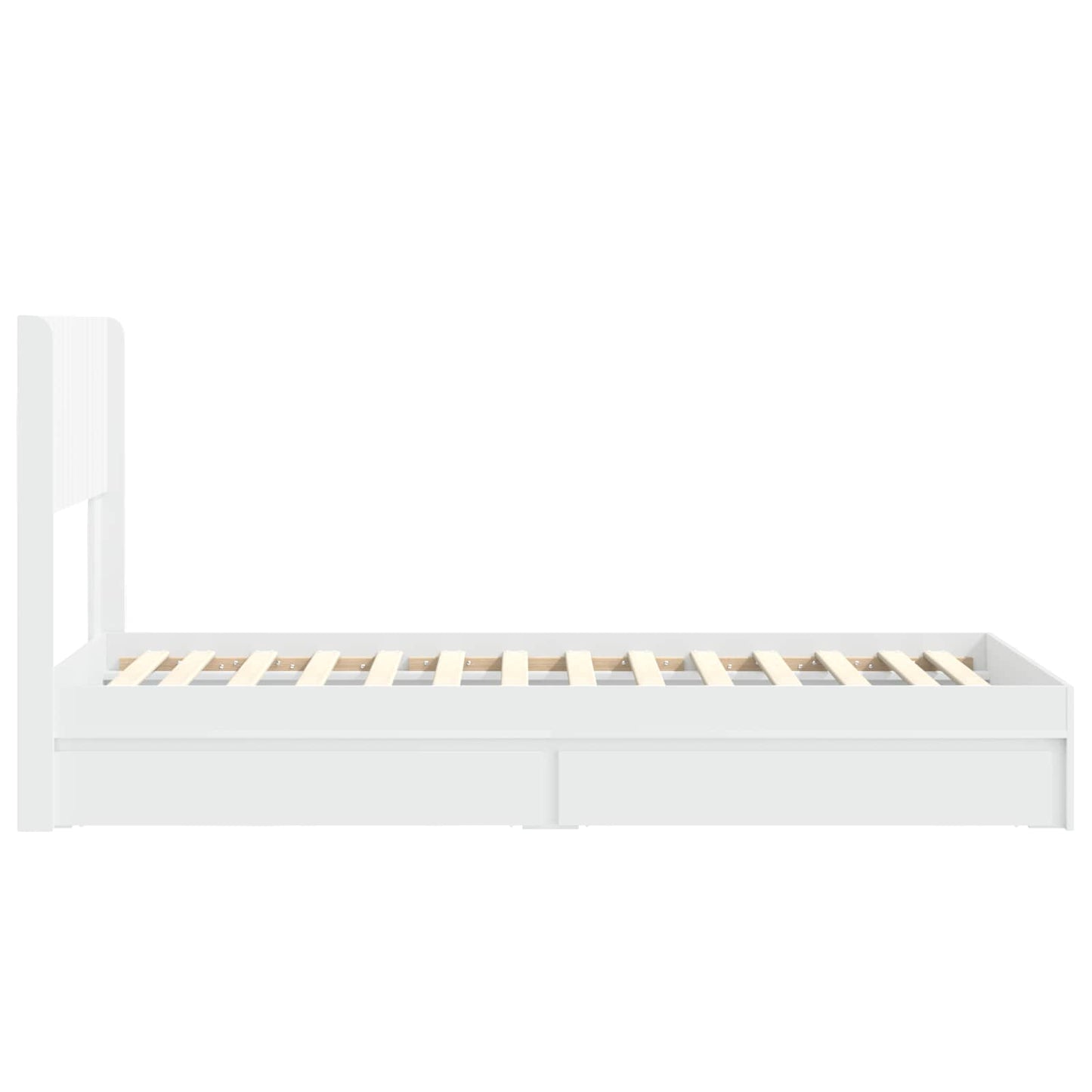 vidaXL Καλάθι με αποθήκη και κεφαλάρι Λευκό 90 x 200 cm