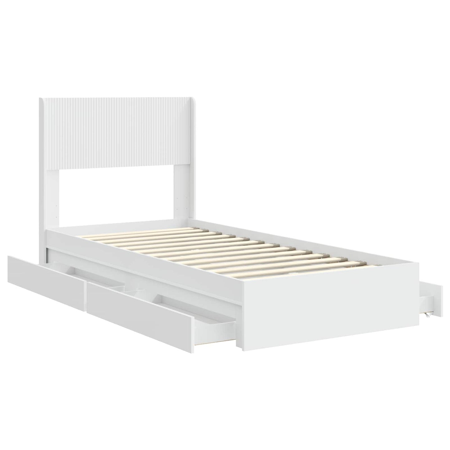 vidaXL Καλάθι με αποθήκη και κεφαλάρι Λευκό 75 x 190 cm