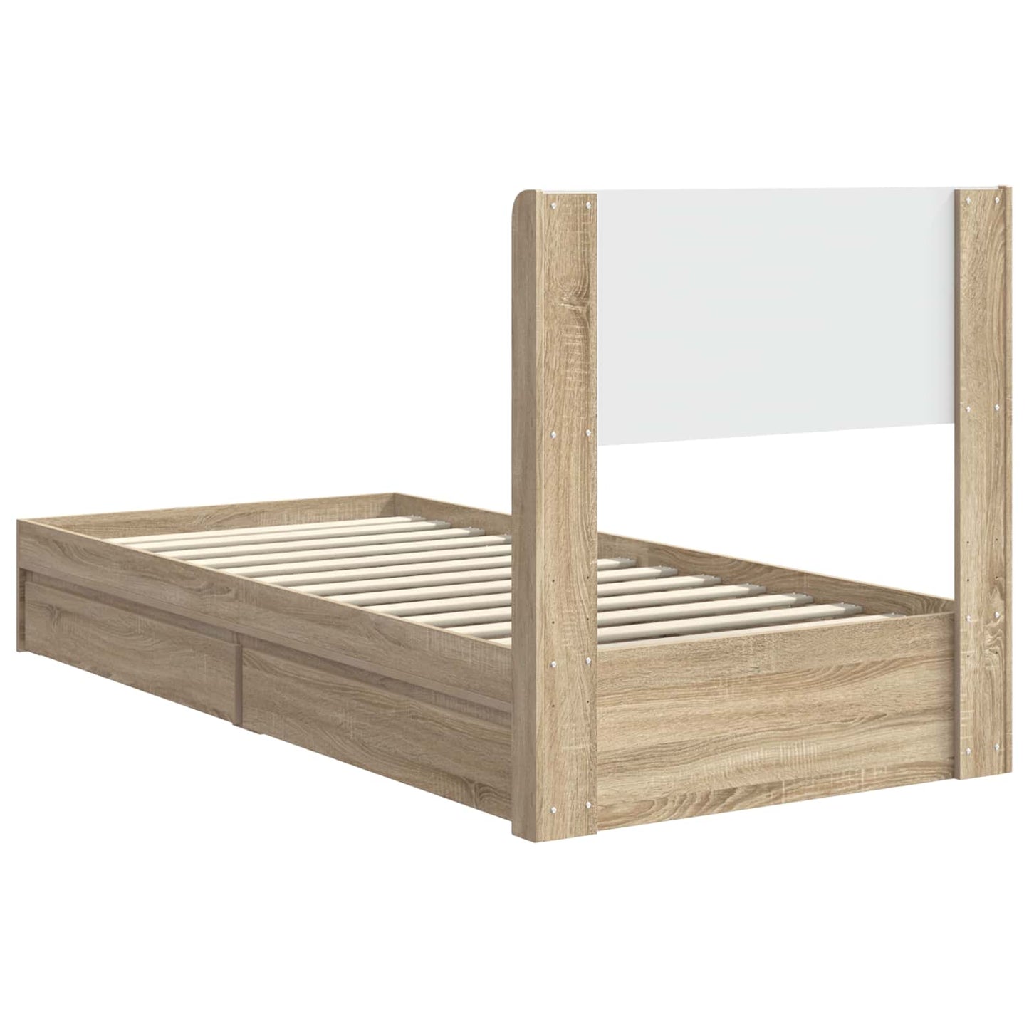 vidaXL Καλάθι με αποθήκη και κεφαλάρι Sonoma Δρυς 75 x 190 cm