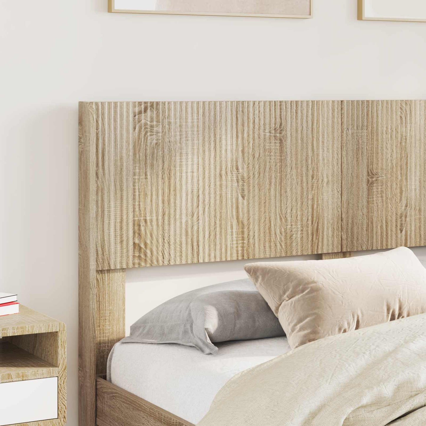 vidaXL Καλάθι με αποθήκη και κεφαλάρι Sonoma Δρυς 150 x 200 cm