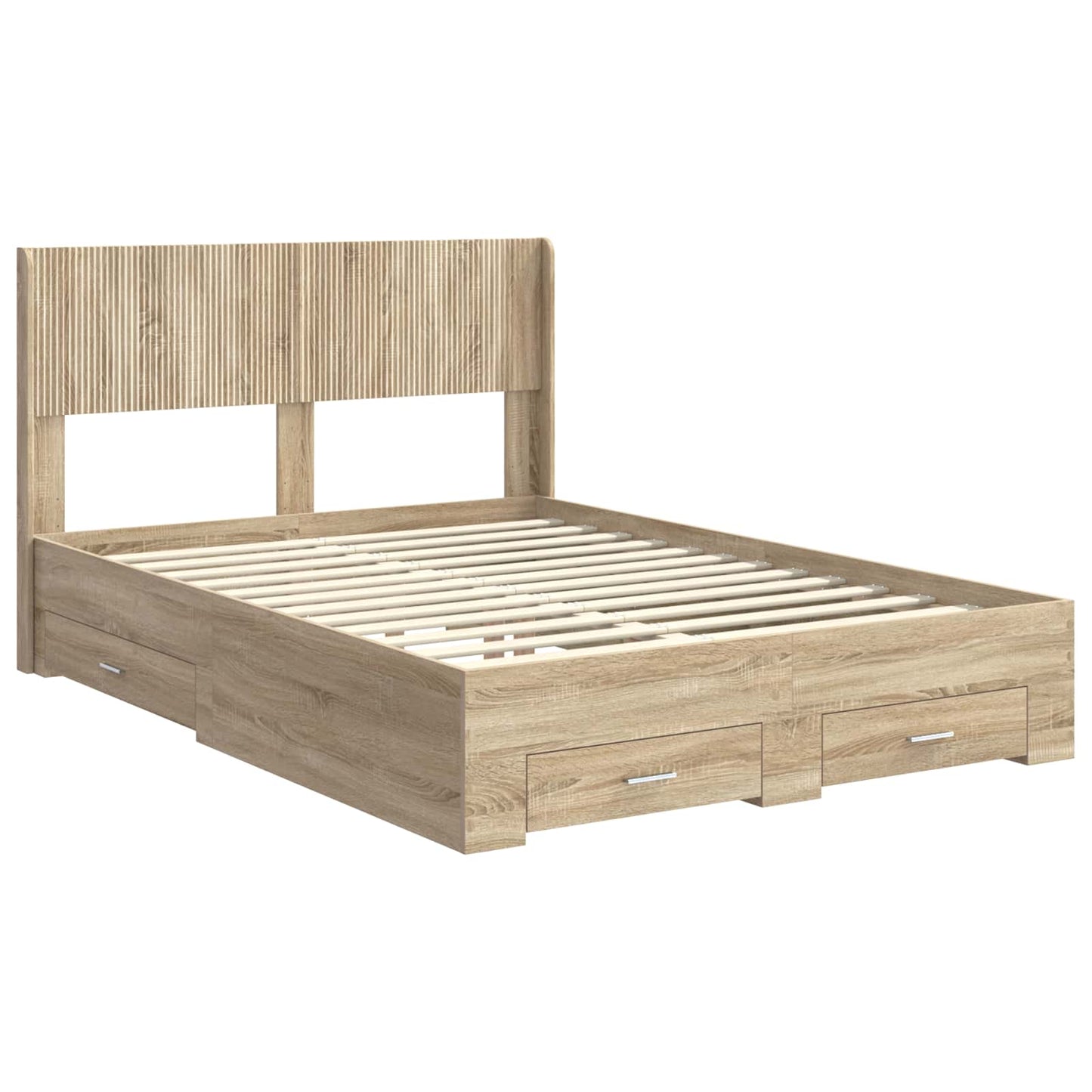 vidaXL Καλάθι με αποθήκη και κεφαλάρι Sonoma Δρυς 150 x 200 cm