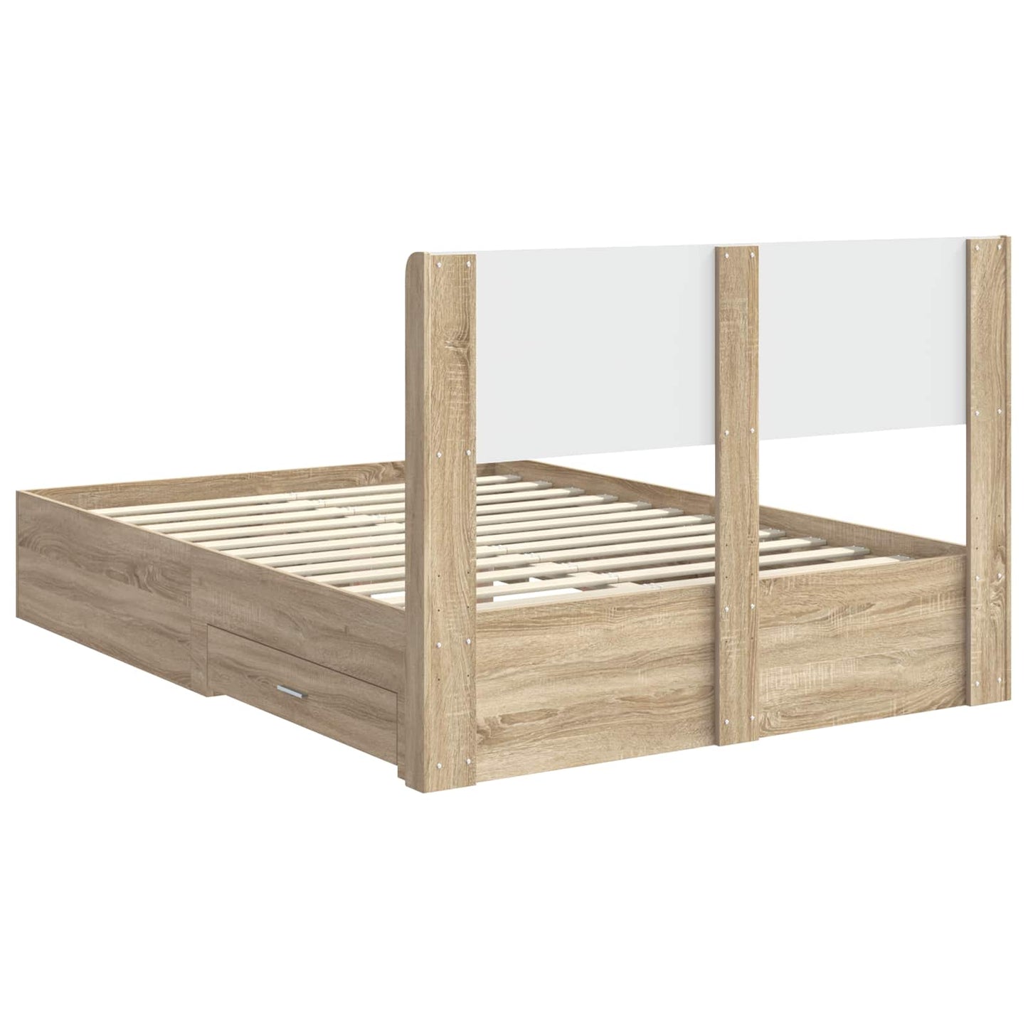 vidaXL Καλάθι με αποθήκη και κεφαλάρι Sonoma Δρυς 150 x 200 cm