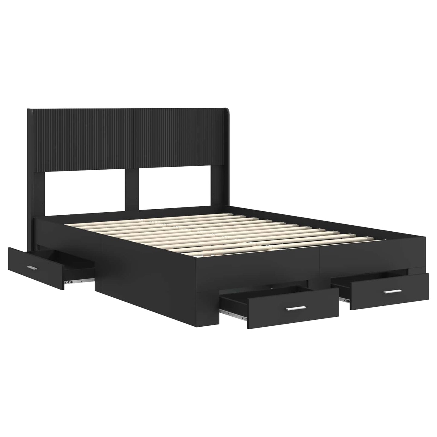 vidaXL Καλάθι με αποθήκη και κεφαλάρι Μαύρο 135 x 190 cm