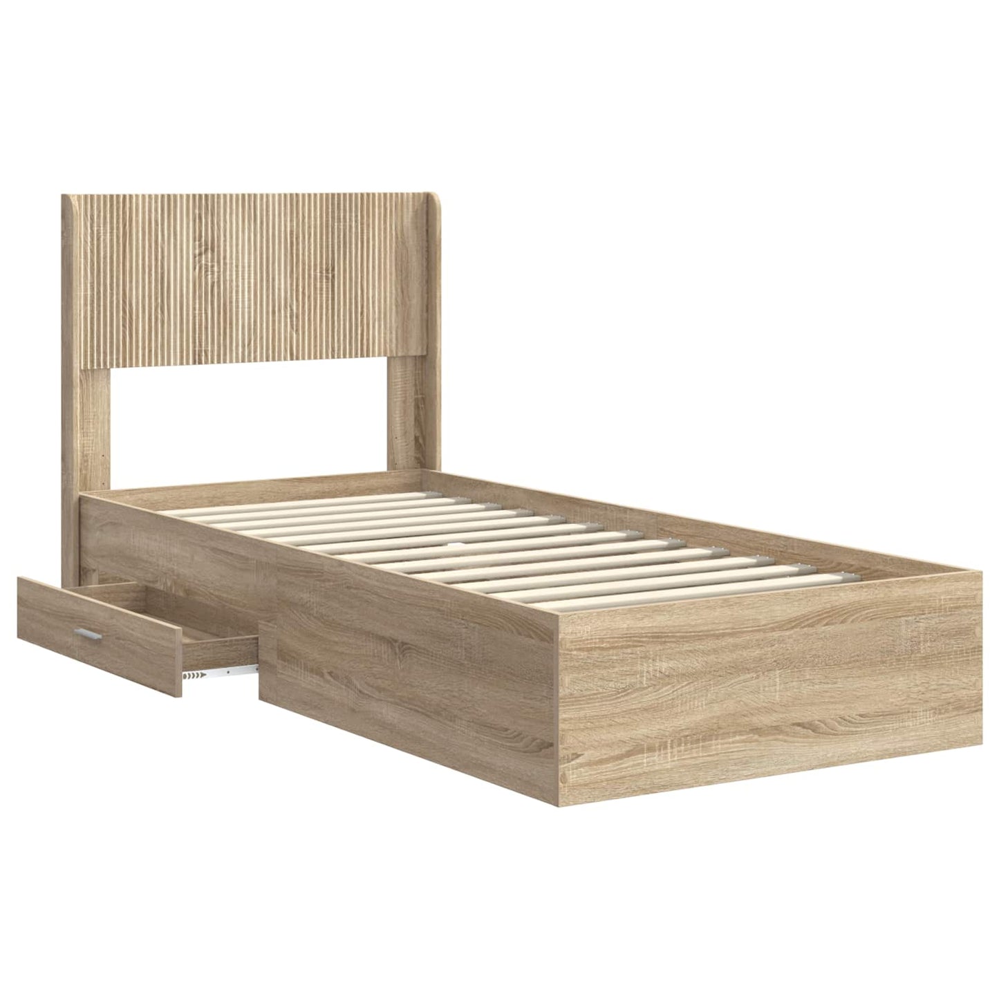 vidaXL Καλάθι με αποθήκη και κεφαλάρι Sonoma Δρυς 100 x 200 cm