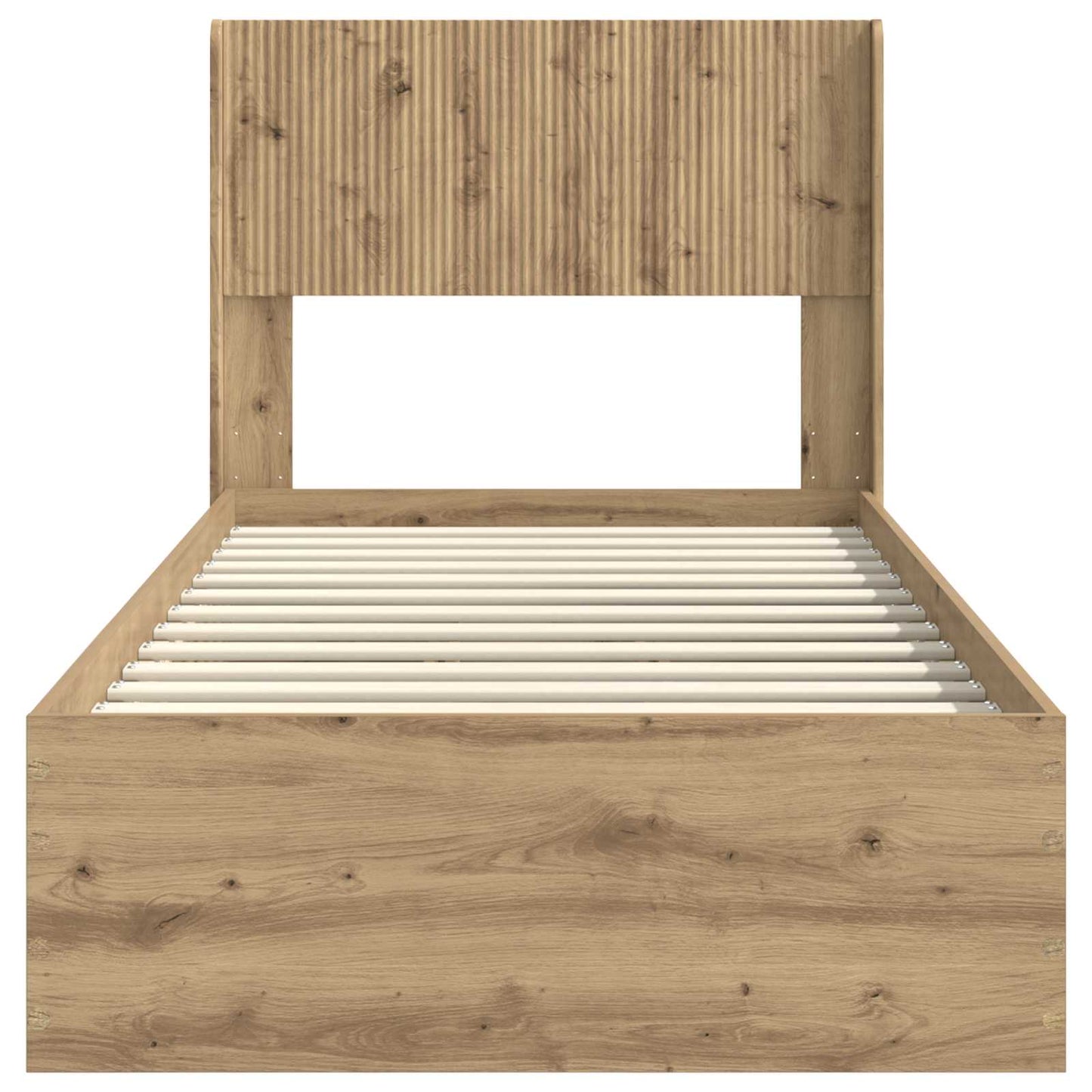 vidaXL Καλάθι με αποθήκη και κεφαλάρι Artisan Δρυς 90 x 190 cm