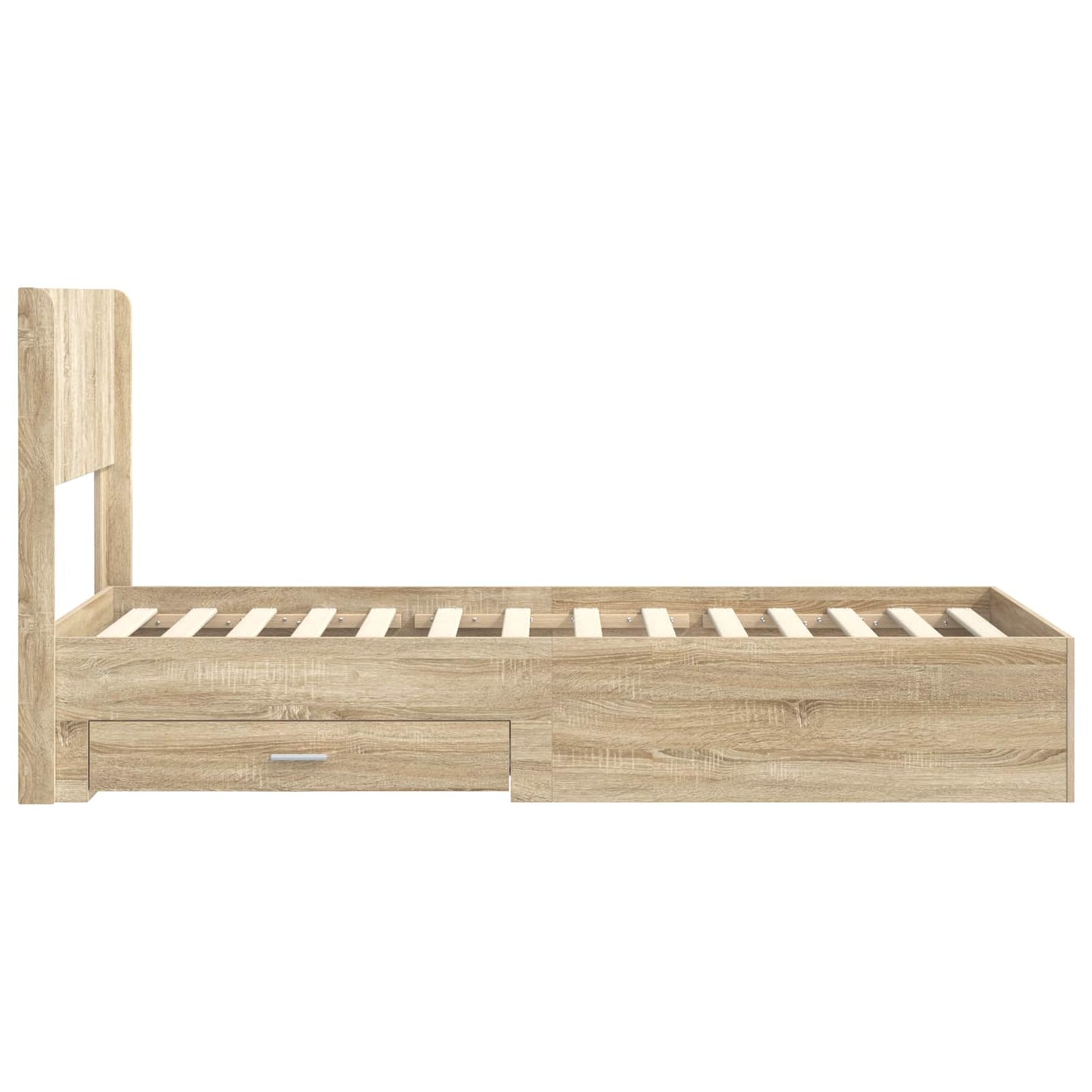vidaXL Καλάθι με αποθήκη και κεφαλάρι Sonoma Δρυς 75 x 190 cm