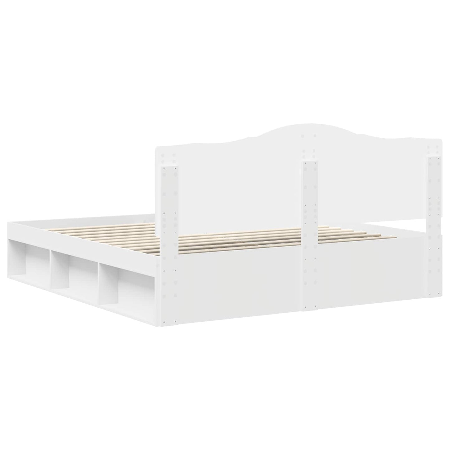 vidaXL Σκελετός Κρεβατιού Λευκό 180 x 200 cm Στερεά ξυλεία πεύκου