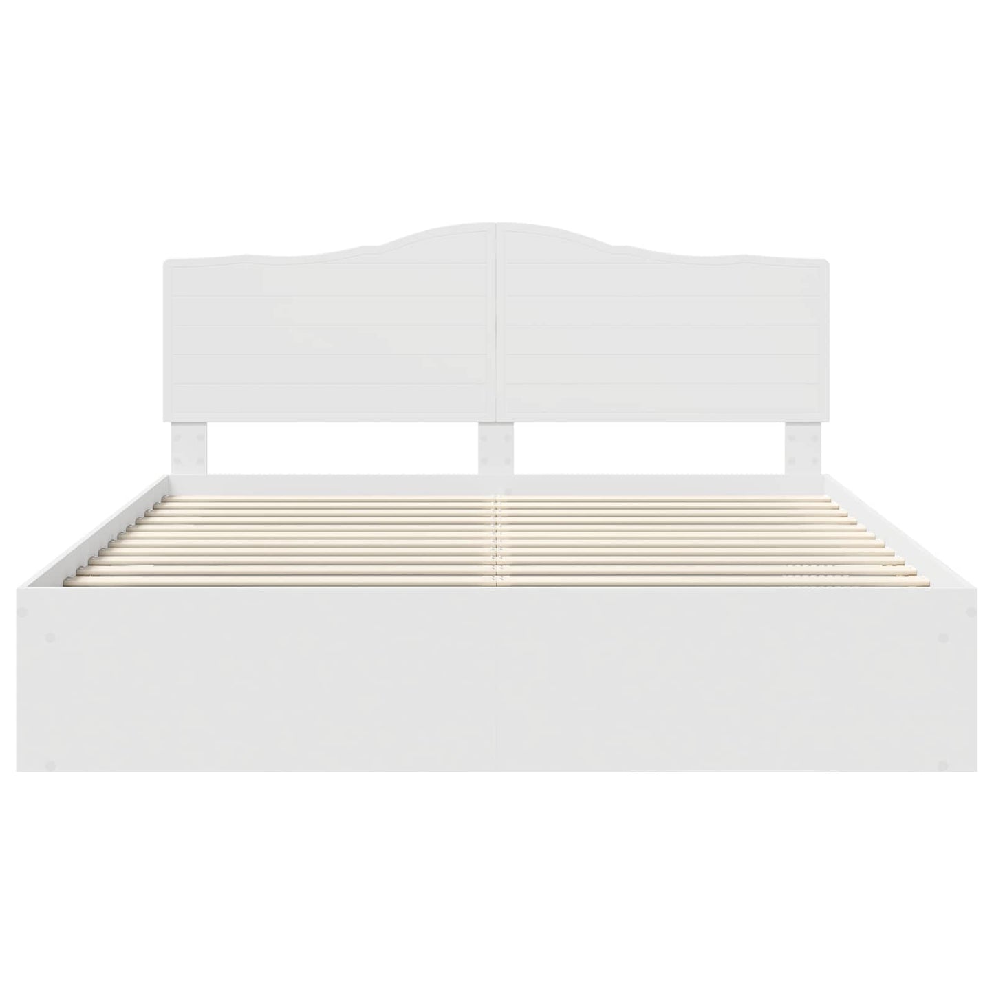 vidaXL Σκελετός Κρεβατιού Λευκό 180 x 200 cm Στερεά ξυλεία πεύκου