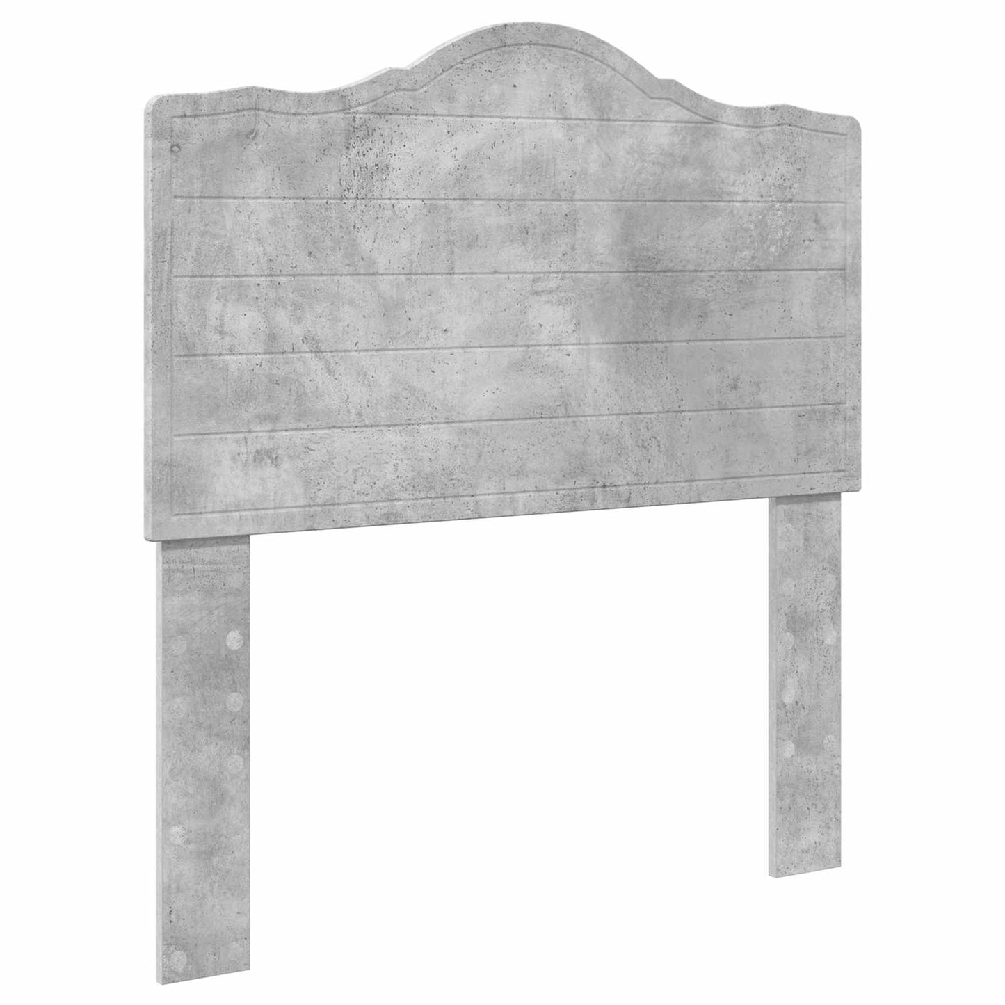 vidaXL Σκελετός Κρεβατιού Σκυρόδεμα Γκρι 90 x 190 cm Μηχανήματος Ξύλο