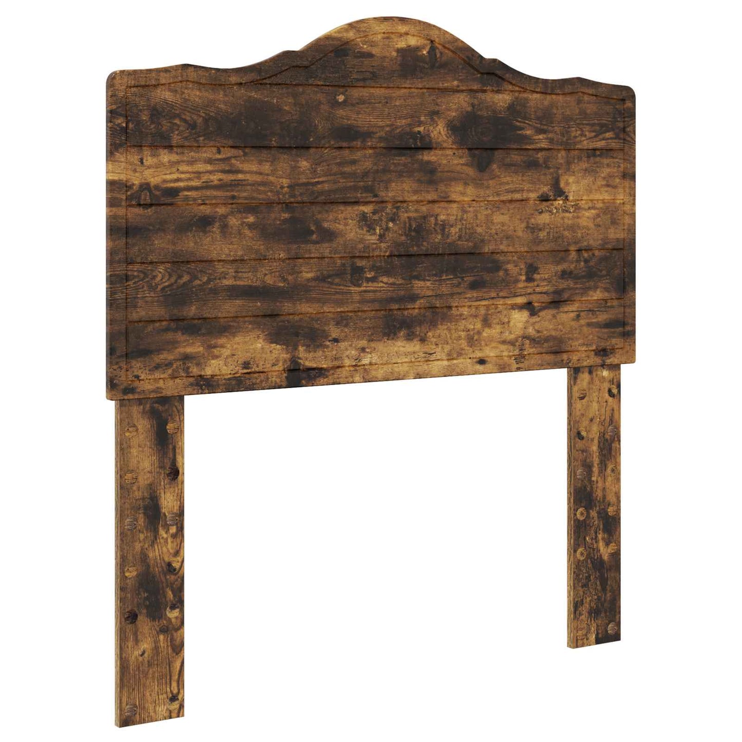 vidaXL Σκελετός Κρεβατιού Καπνιστό Δρύς 90 x 190 cm Μηχανήματος Ξύλο