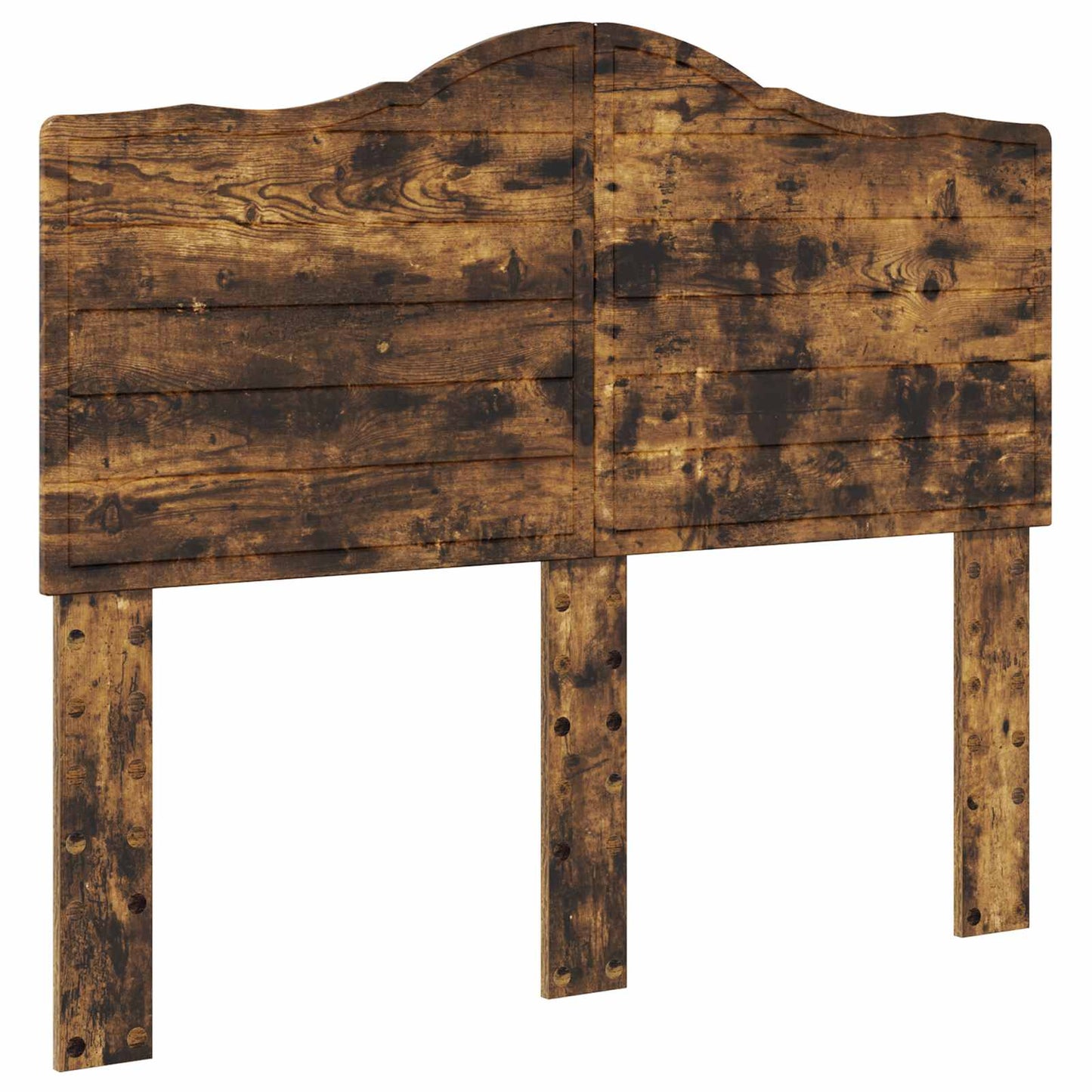 vidaXL Κρεβάτι Αποθήκης Καπνιστό Δρύς 135 x 190 cm Επεξεργασμένο ξύλο