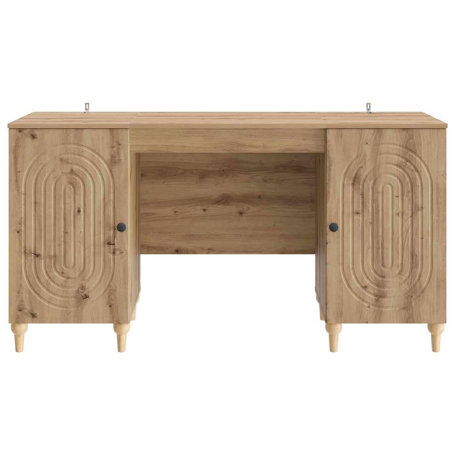 vidaXL Γραφείο Artisan Δρυς 142,5 x 50 x 75 εκ. Επεξεργασμένο Ξύλο