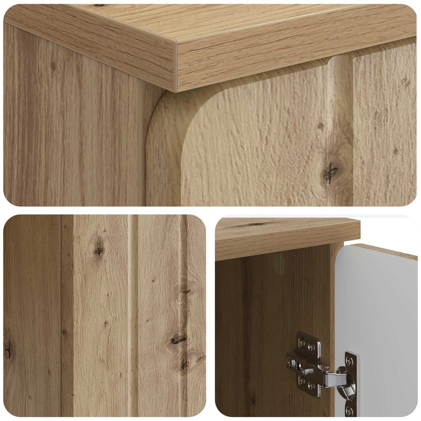 vidaXL Γραφείο Artisan Δρυς 142,5 x 50 x 75 εκ. Επεξεργασμένο Ξύλο