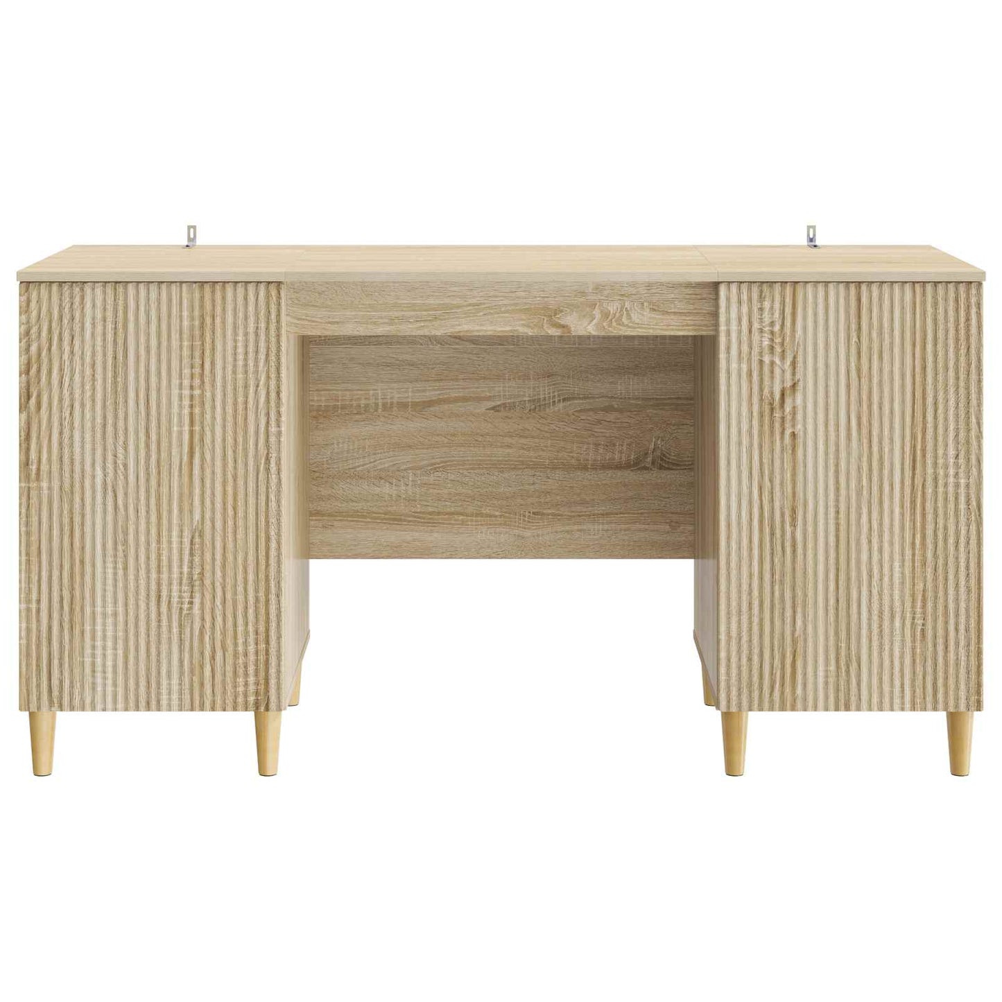vidaXL Γραφείο Sonoma Δρυς 142,5 x 50 x 75 εκ. Επεξεργασμένο Ξύλο