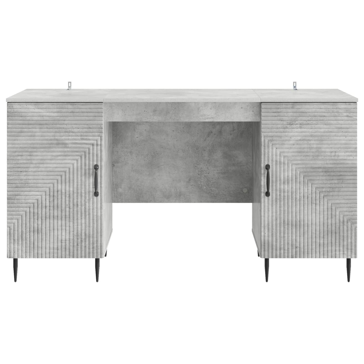 vidaXL Γραφείο Γκρι Σκυροδέματος 142,5 x 50 x 75 εκ.