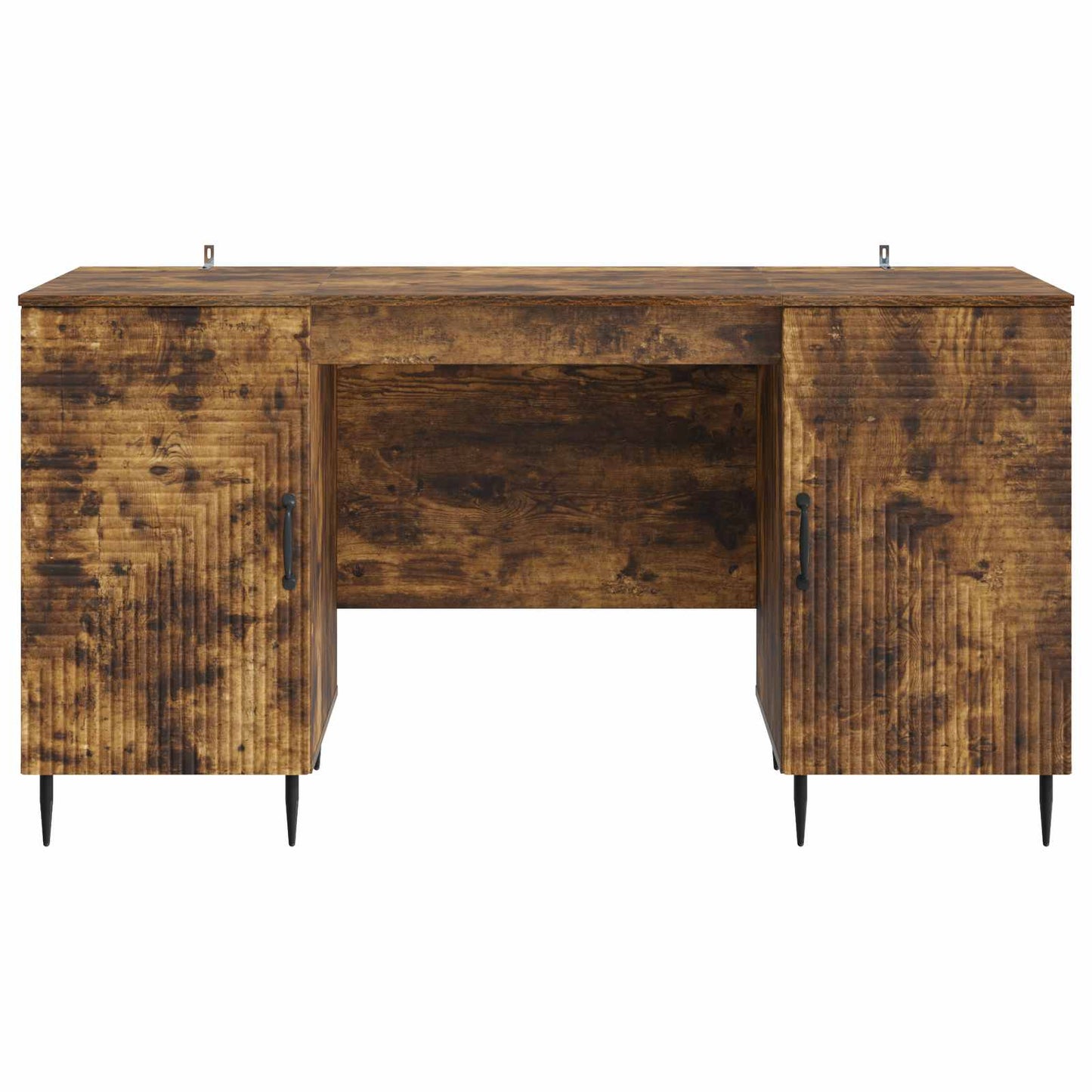 vidaXL Γραφείο Καπνισμένο Ξύλο Δρυός 142,5 x 50 x 75 εκ.