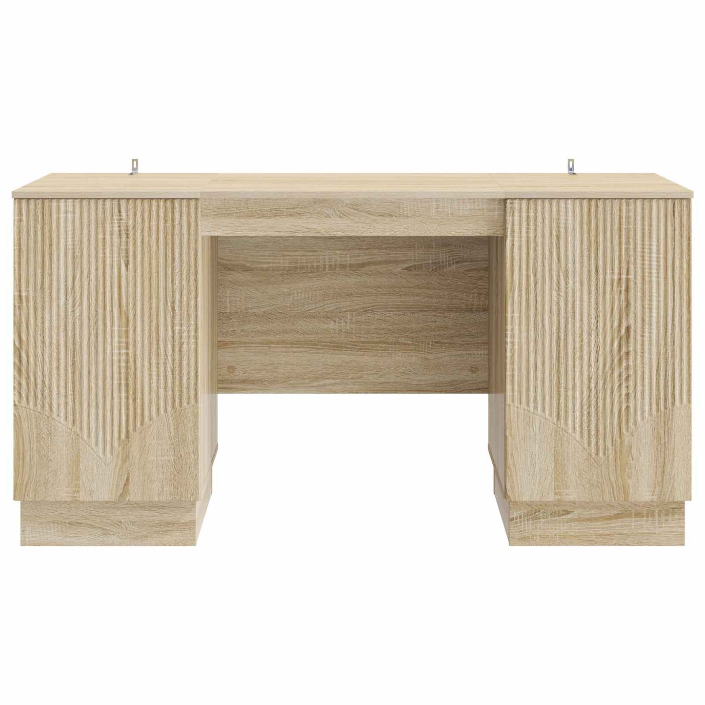 vidaXL Γραφείο Sonoma Δρυς 142,5 x 50 x 75 εκ. Επεξεργασμένο Ξύλο