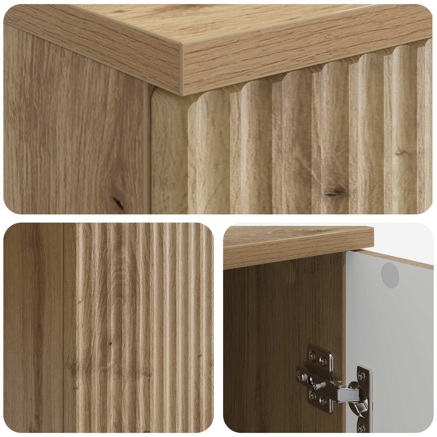 vidaXL Γραφείο Artisan Δρυς 142,5 x 50 x 75 εκ. Επεξεργασμένο Ξύλο
