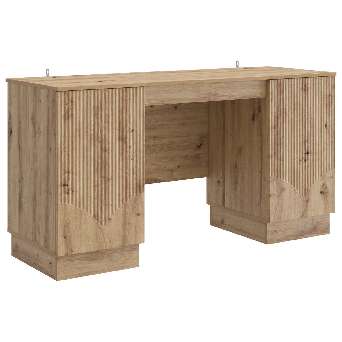 vidaXL Γραφείο Artisan Δρυς 142,5 x 50 x 75 εκ. Επεξεργασμένο Ξύλο