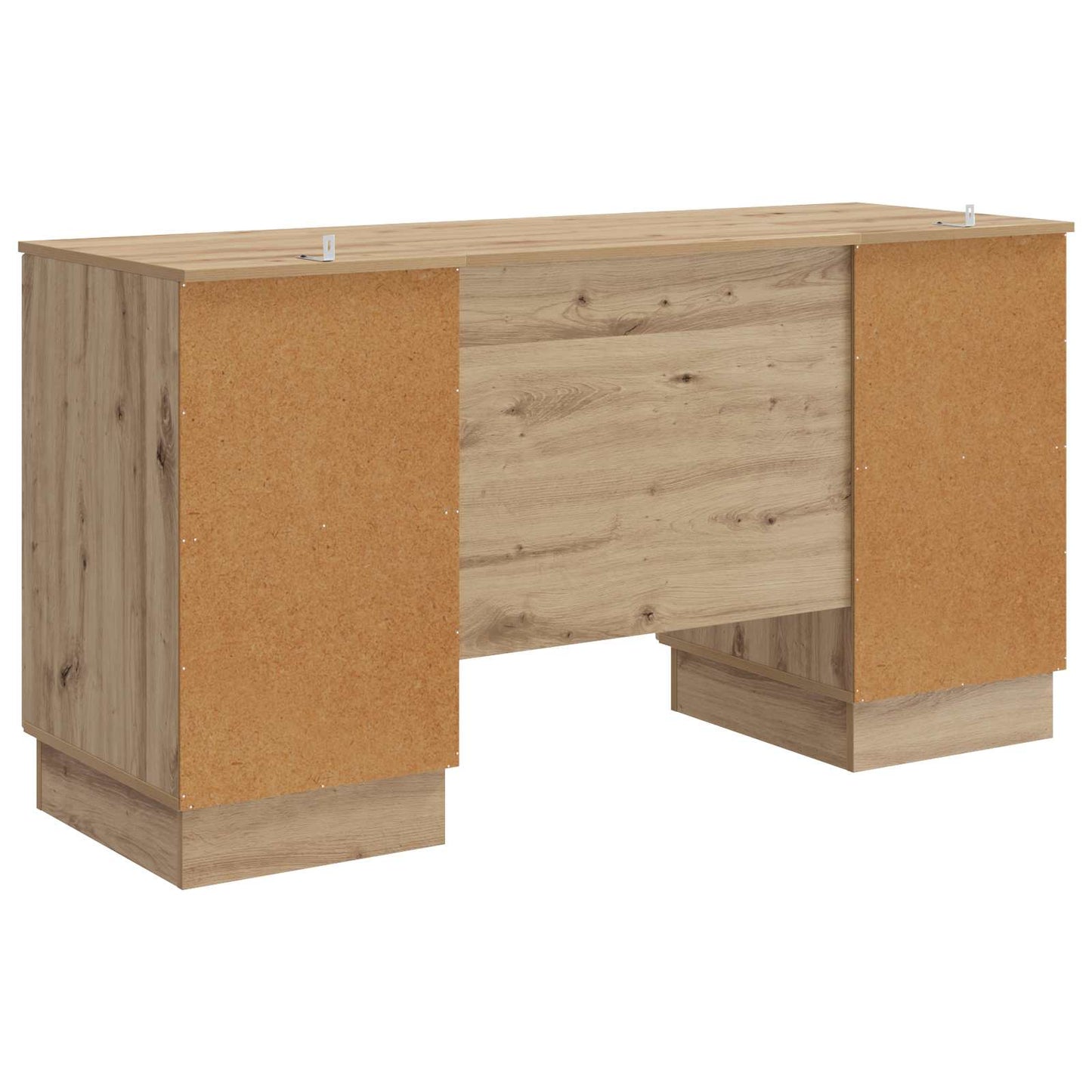 vidaXL Γραφείο Artisan Δρυς 142,5 x 50 x 75 εκ. Επεξεργασμένο Ξύλο