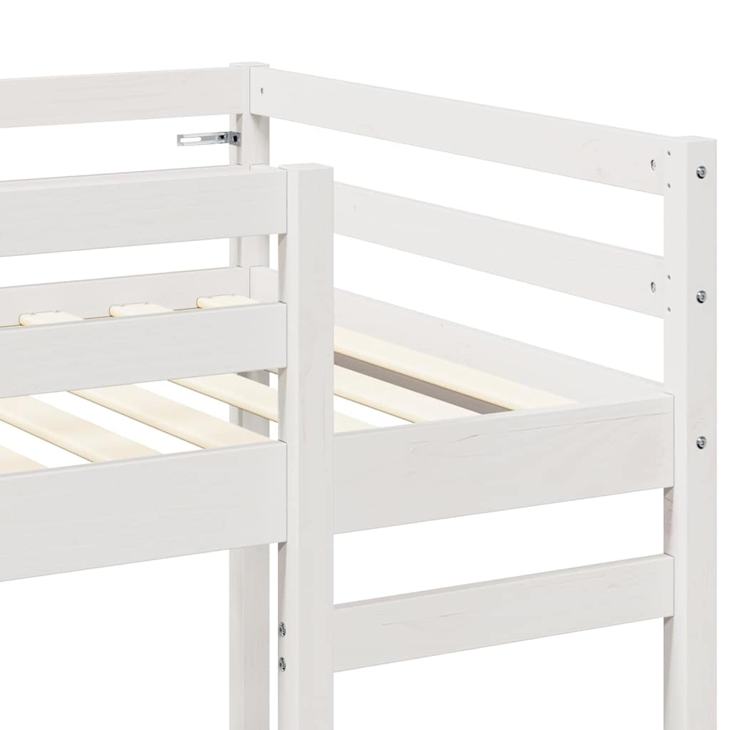 vidaXL Σκελετός κρεβατιού σοφίτας Λευκό 75 x 190 cm