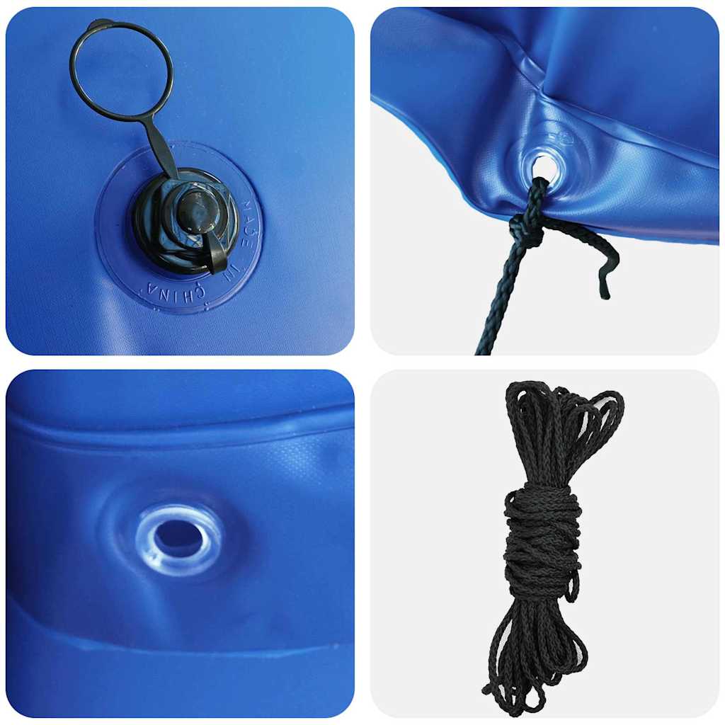 vidaXL Μαξιλάρι πισίνας για πισίνα πάνω από το έδαφος Μπλε Ø 300 cm