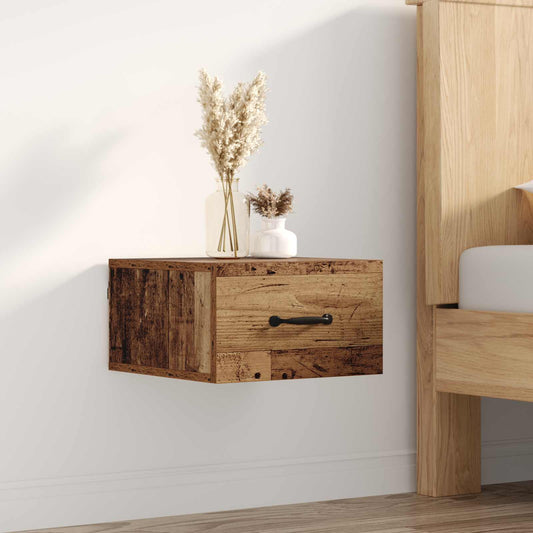 vidaXL Κομοδίνο Παλιό Ξύλο 35 x 35 x 20 εκ Επεξεργασμένο ξύλο