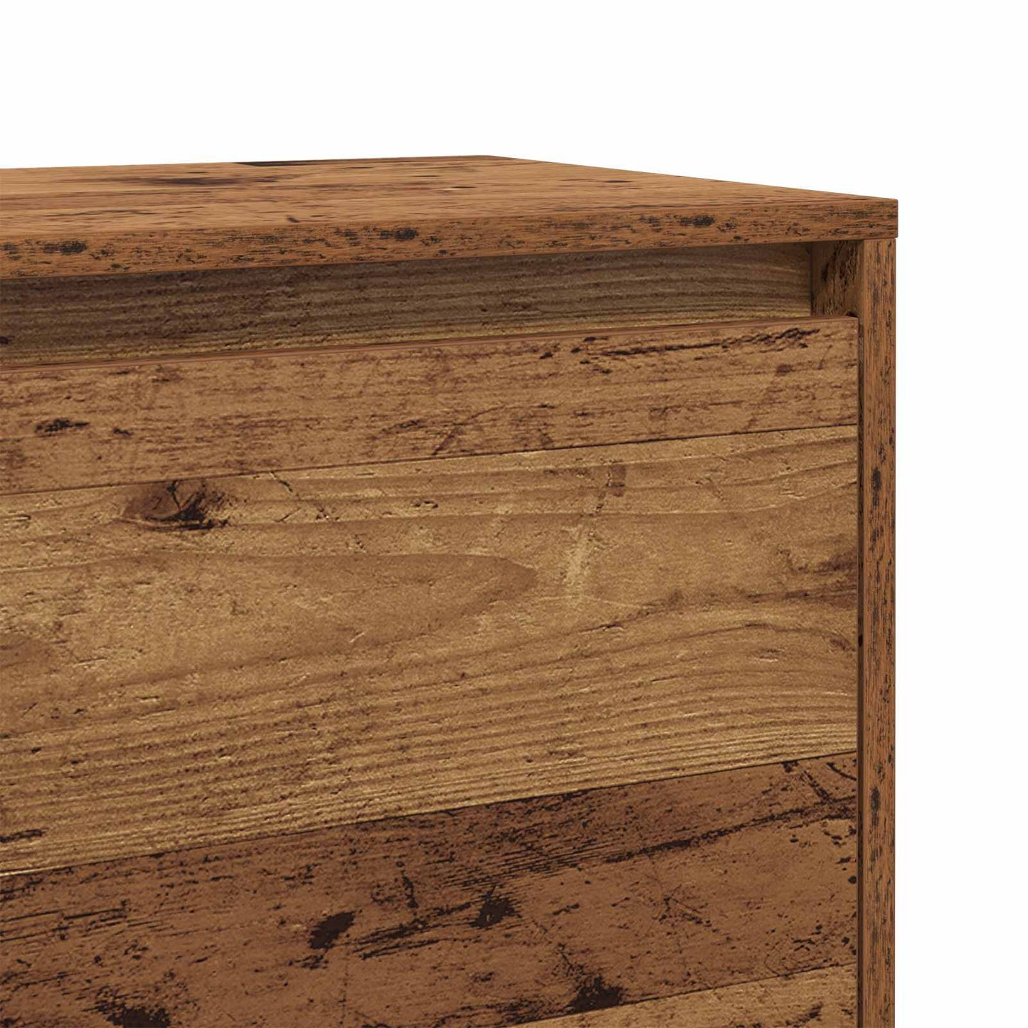 vidaXL Κομοδίνο Παλιό ξύλο 45 x 34 x 44,5 εκ Επεξεργασμένο Ξύλο