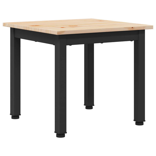 vidaXL Τραπεζάκι σαλονιού Φυσικό 40 x 40 x 36 cm Στερεά ξυλεία πεύκου