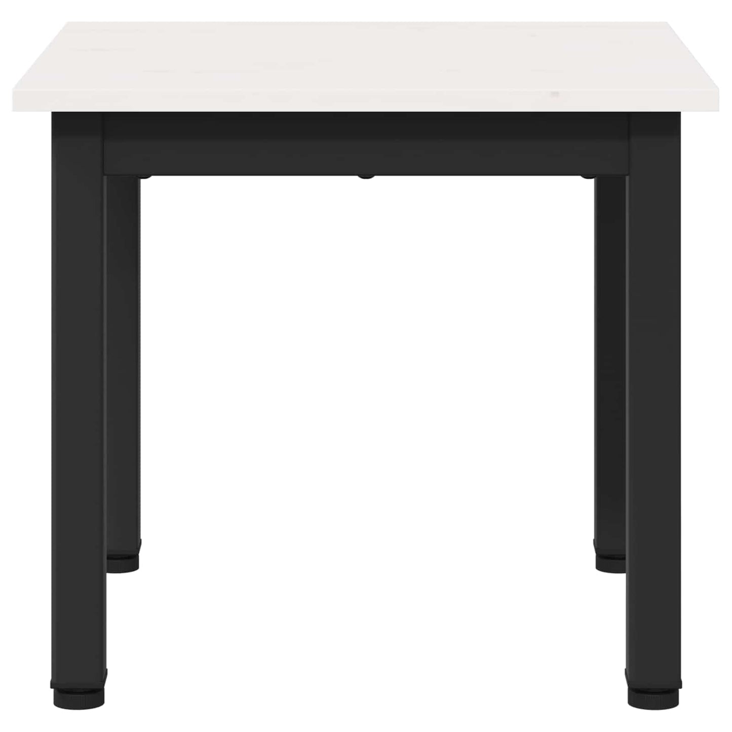 vidaXL Τραπεζάκι σαλονιού Λευκό 40 x 40 x 36 cm Στερεά ξυλεία πεύκου